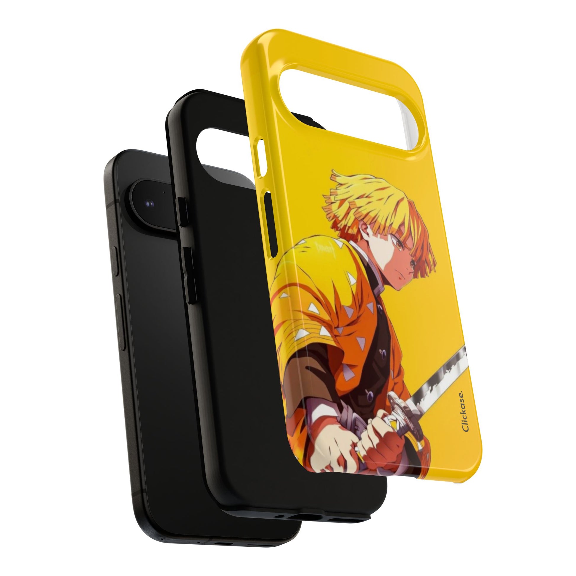 Zenitsu Agatsuma – Thunder Breathing Lightning Strike Tough Phone Case by
