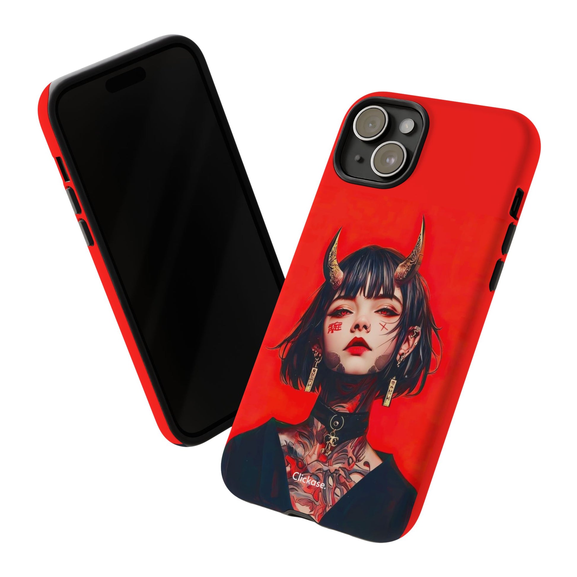 Stylish Phone Case with Edgy Design, Unique Phone Cover, Gothic Aesthetic Accessories, Trendy Cell Phone Case, Perfect Gift for Teens by