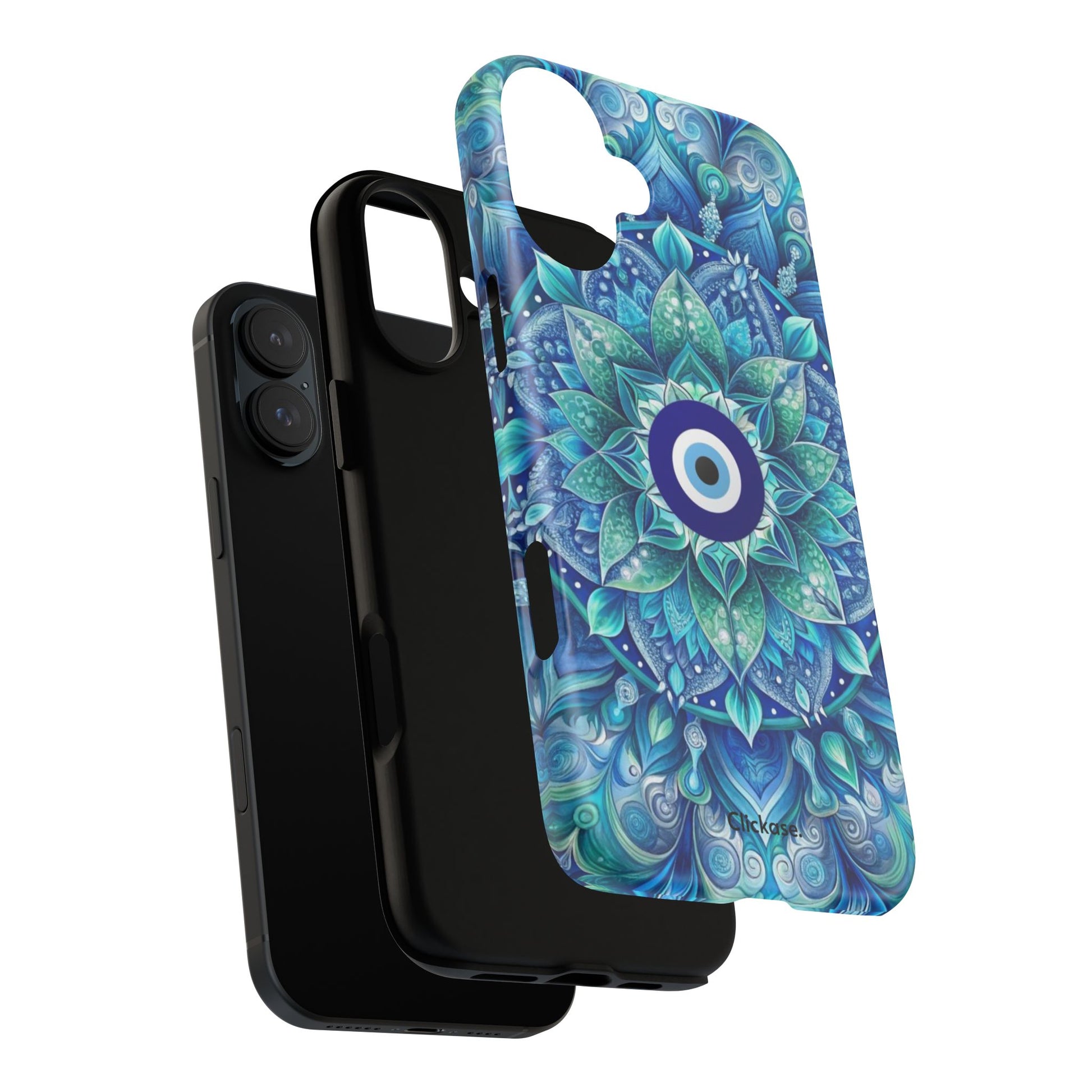 Mandala Design Blue Eye Pattern Tough Phone Case by