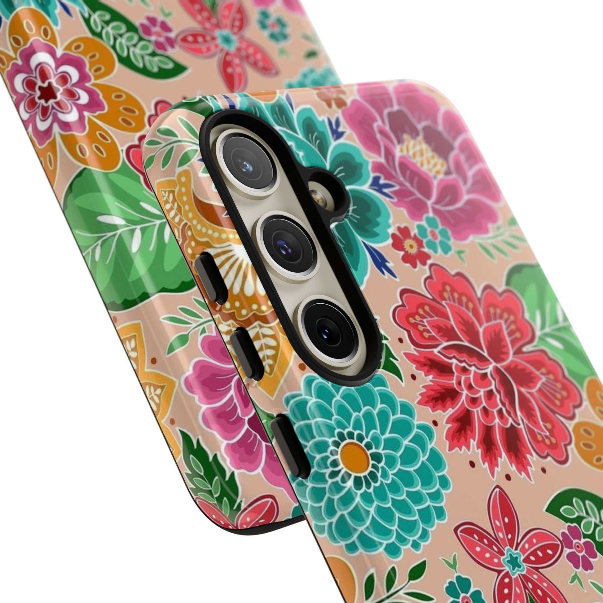 Cute Floral Design Tough Phone Case by
