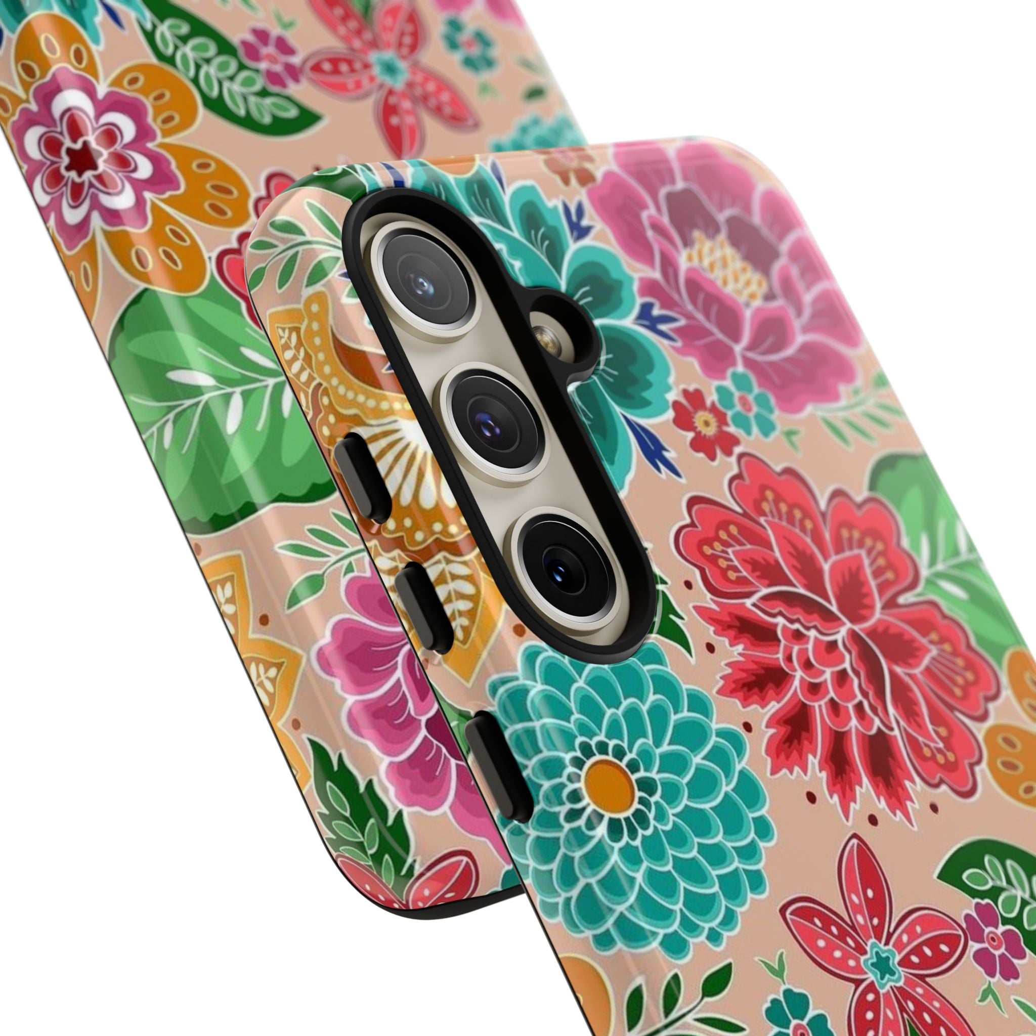 Cute Floral Design Tough Phone Case by