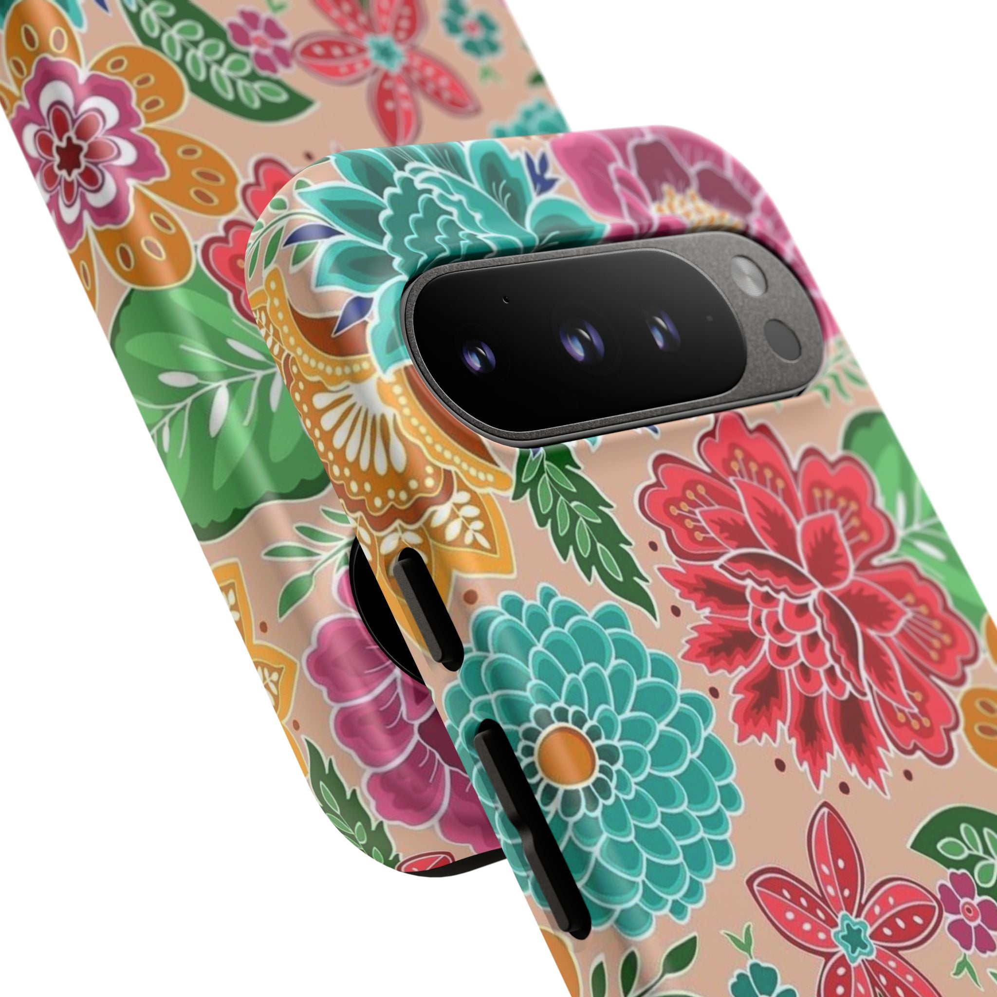 Cute Floral Design Tough Phone Case by