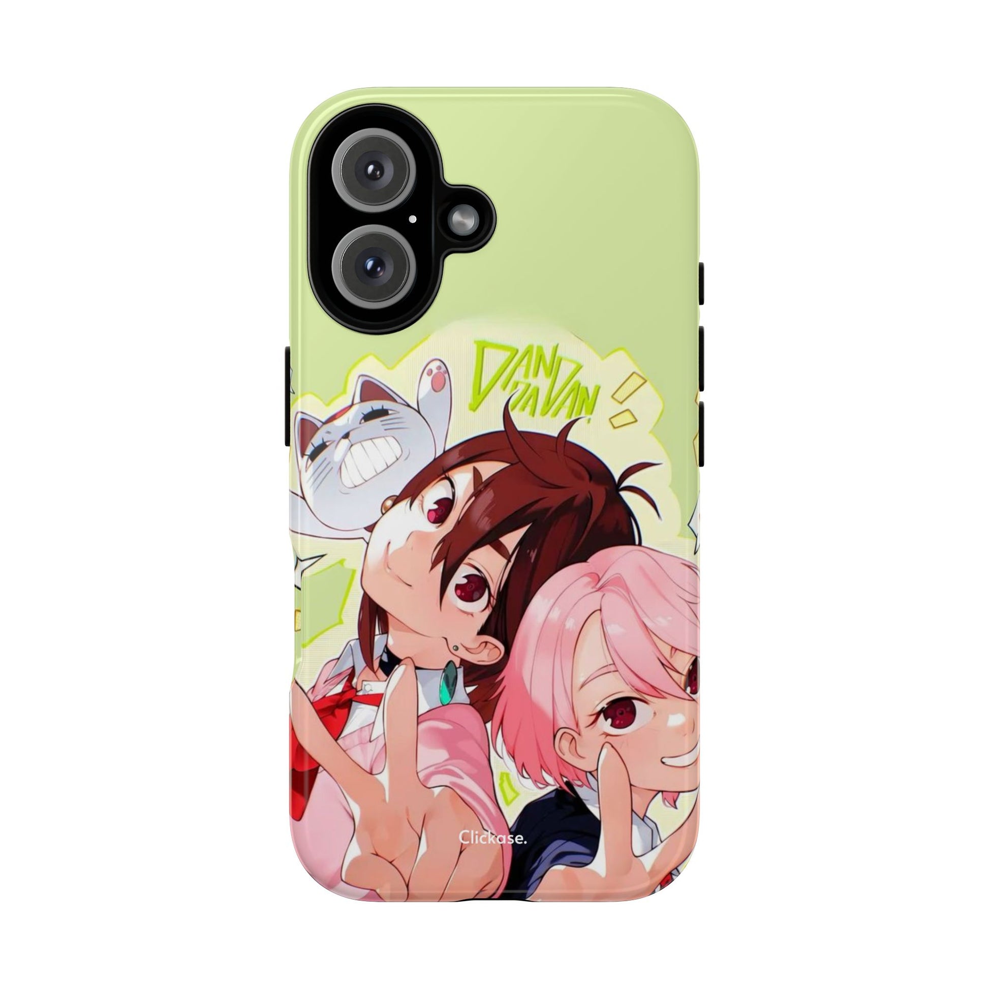 Momo & Aira - Dan Da Dan Tough Phone CasePhone CaseClickase®Momo & Aira