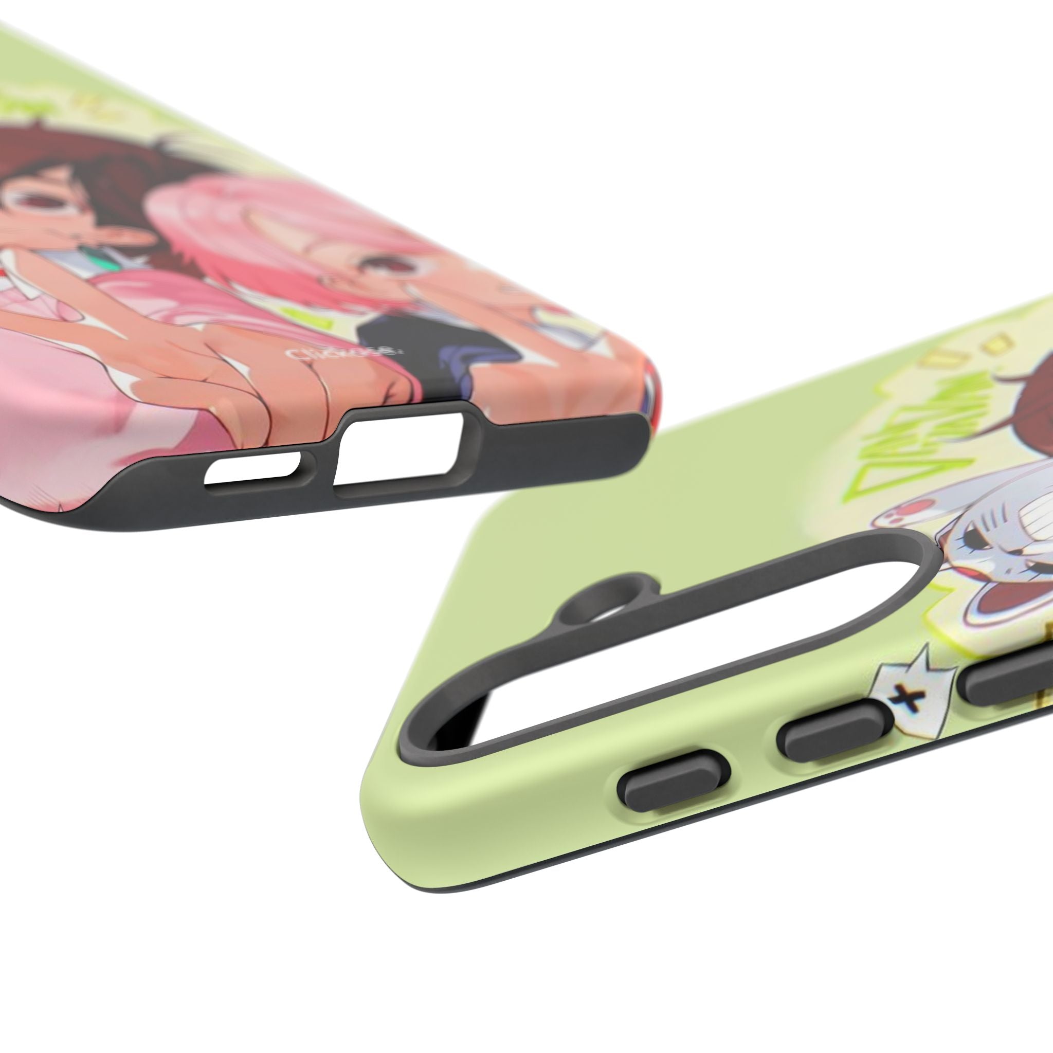 Momo & Aira - Dan Da Dan Tough Phone CasePhone CaseClickase®Momo & Aira