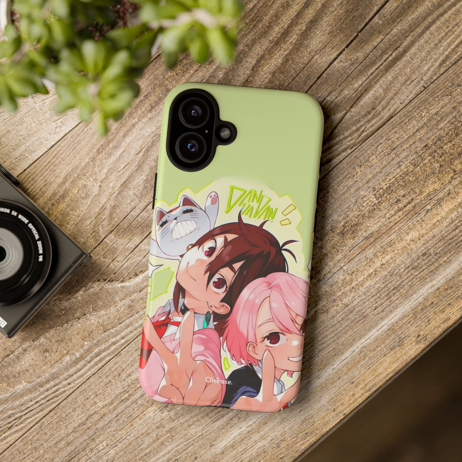 Momo & Aira - Dan Da Dan Tough Phone CasePhone CaseClickase®Momo & Aira