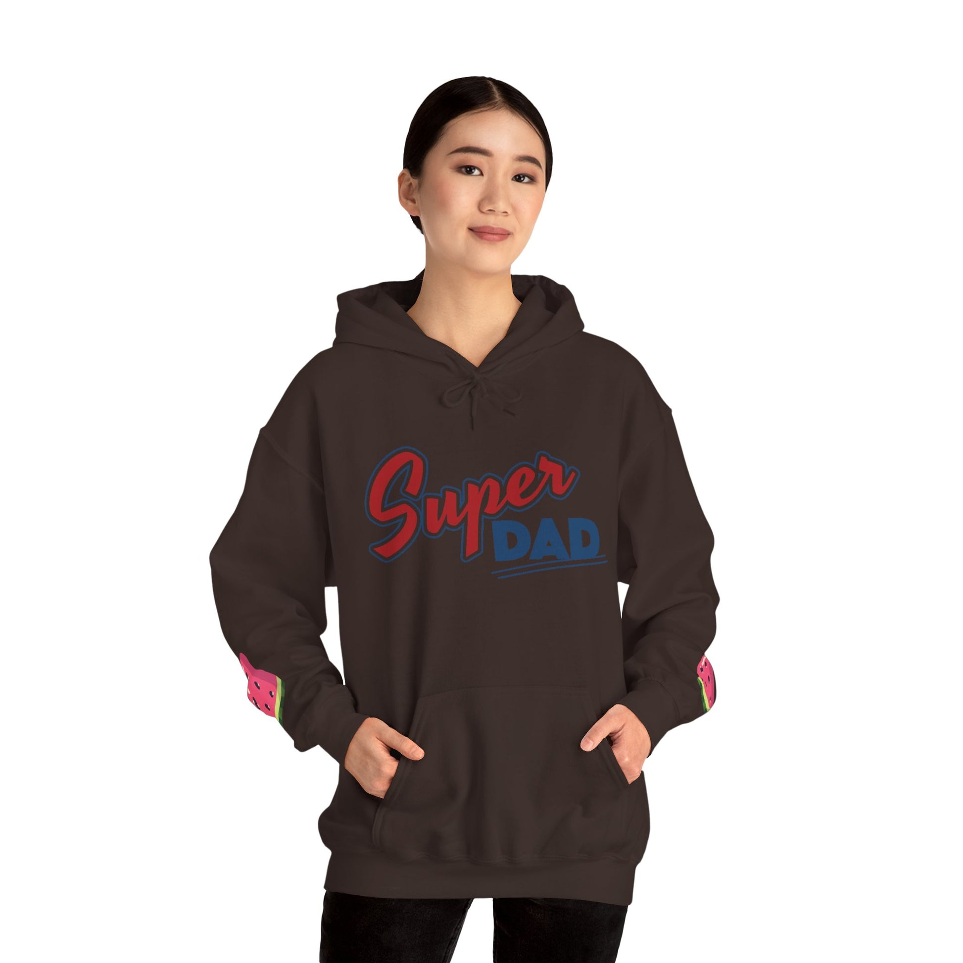 Super Dad Heart Hoodie by