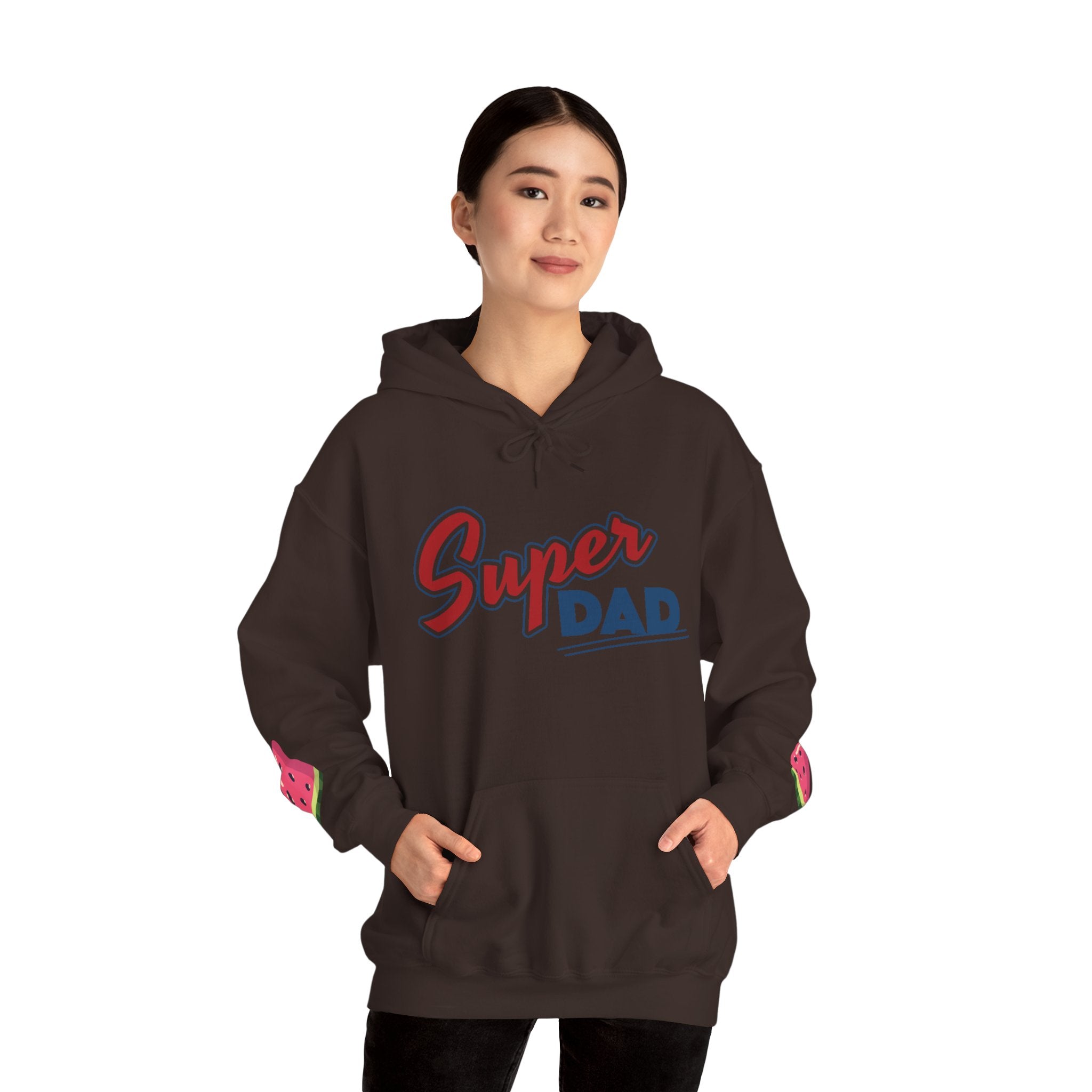 Super Dad Heart Hoodie by