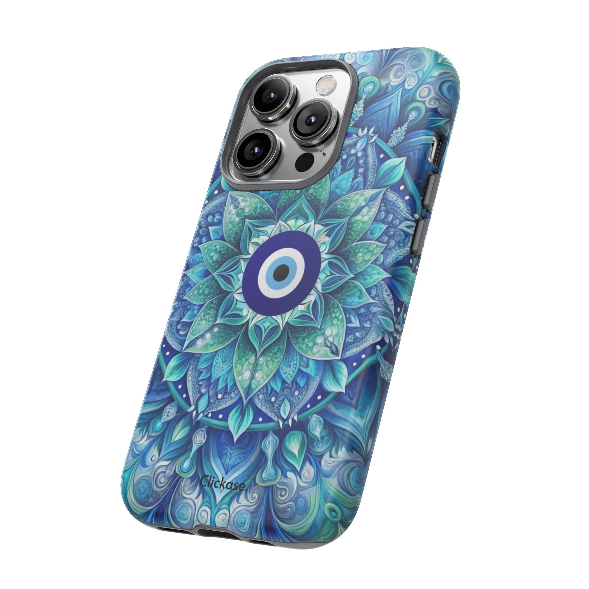 Mandala Design Blue Eye Pattern Tough Phone Case by