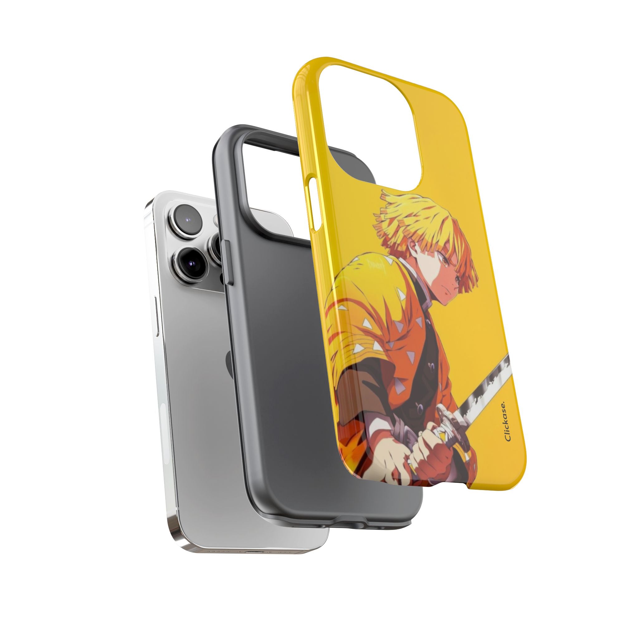 Zenitsu Agatsuma – Thunder Breathing Lightning Strike Tough Phone Case by