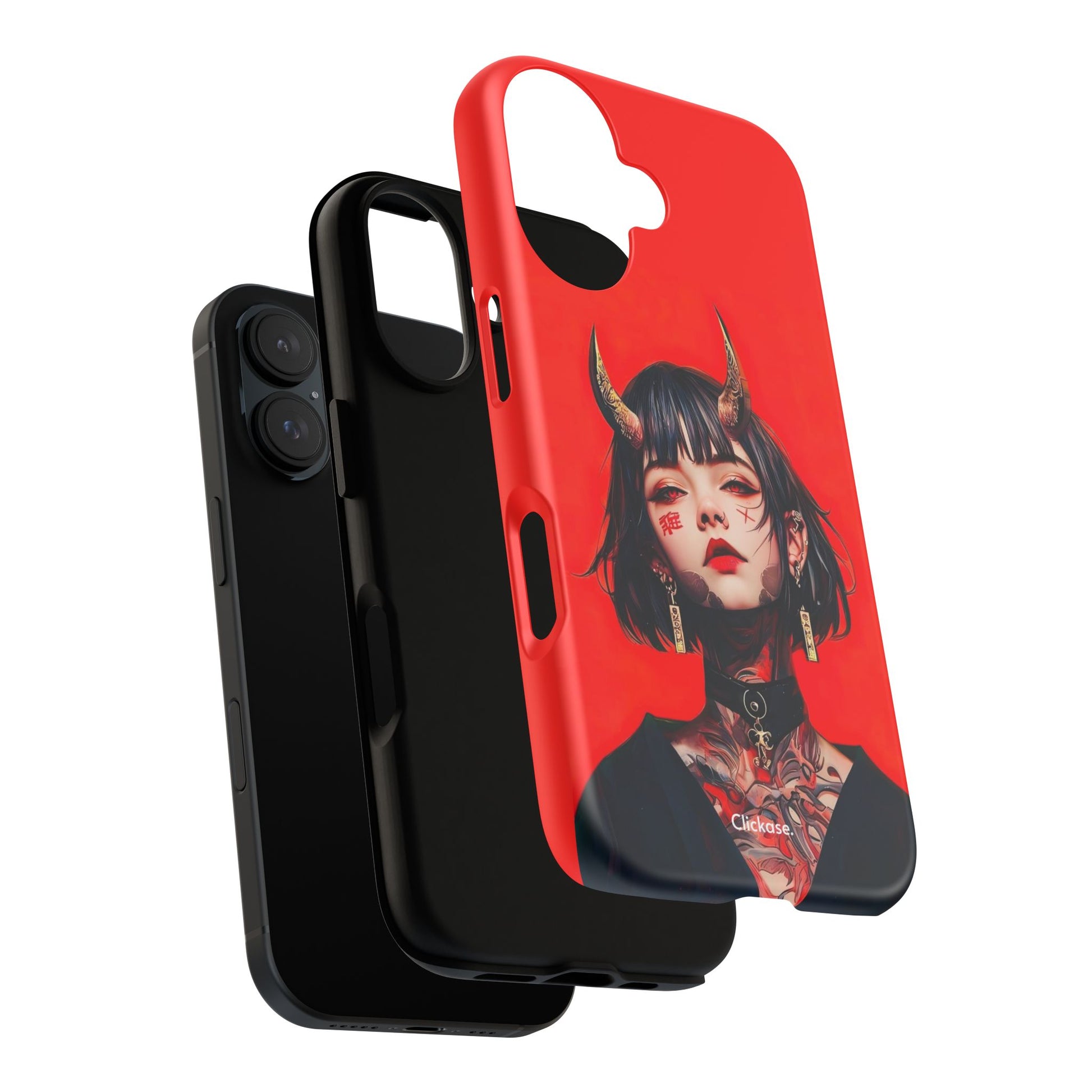 Stylish Phone Case with Edgy Design, Unique Phone Cover, Gothic Aesthetic Accessories, Trendy Cell Phone Case, Perfect Gift for Teens by