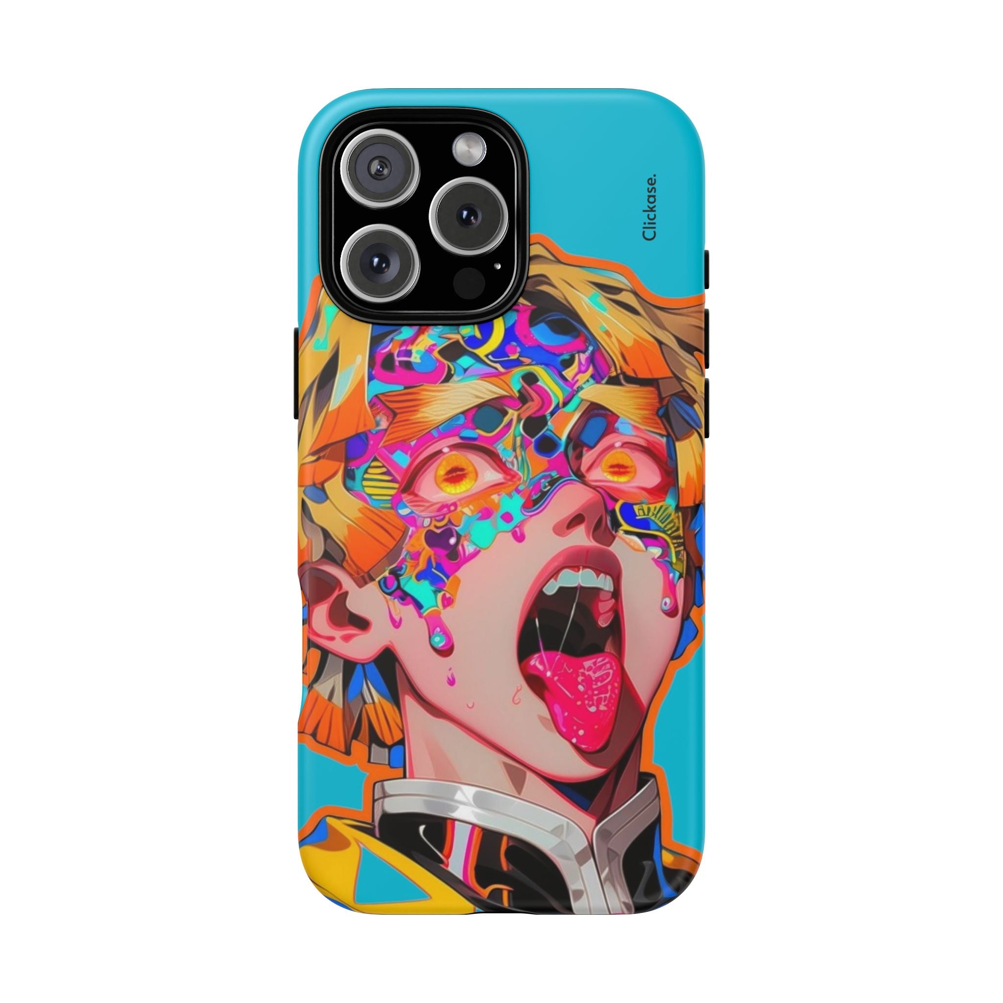 Zenitsu Agatsuma – Neon Thunder Pop Art Tough Phone Case by