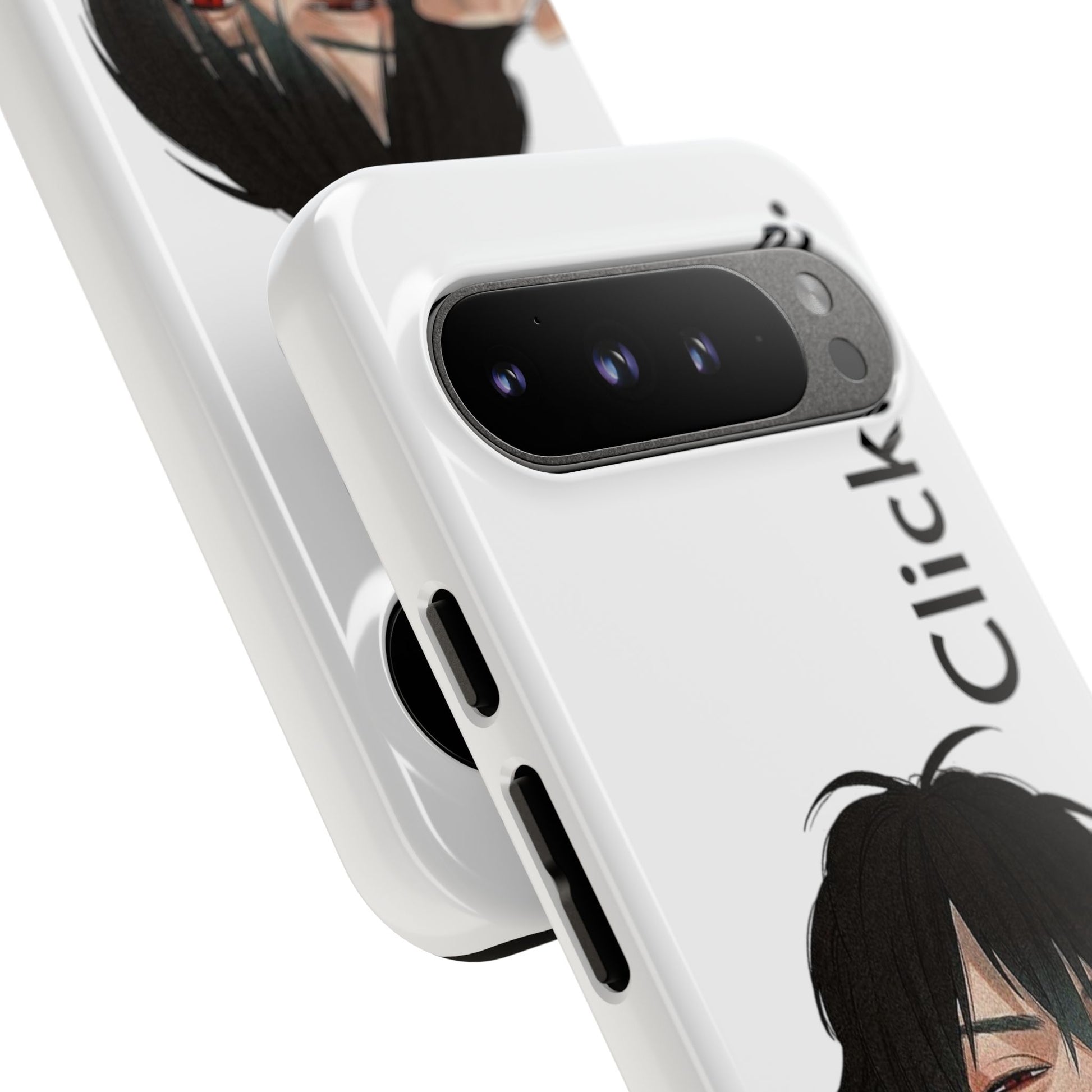 Edgy Anime Rebel Character - Tough Phone Case by