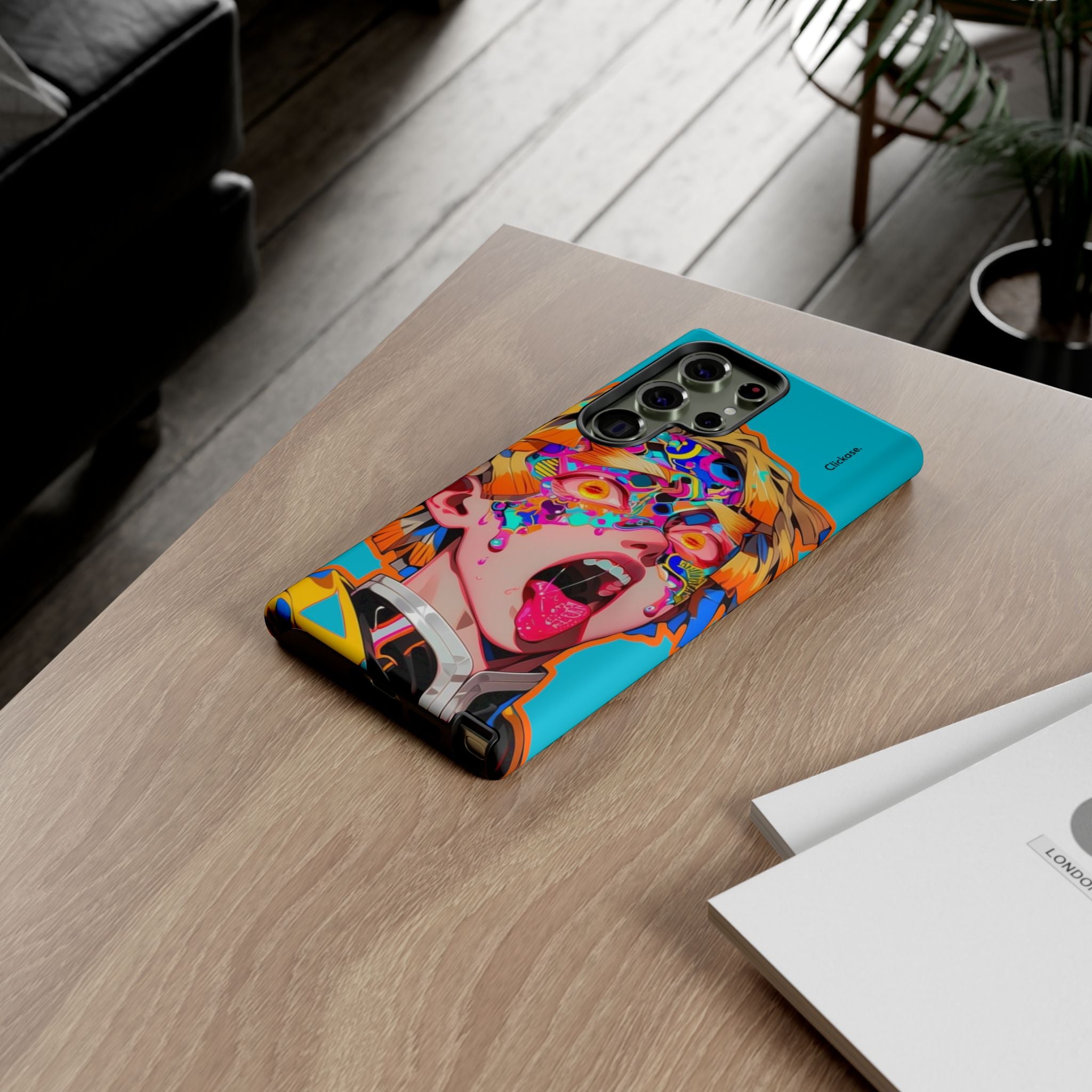 Zenitsu Agatsuma – Neon Thunder Pop Art Tough Phone Case by