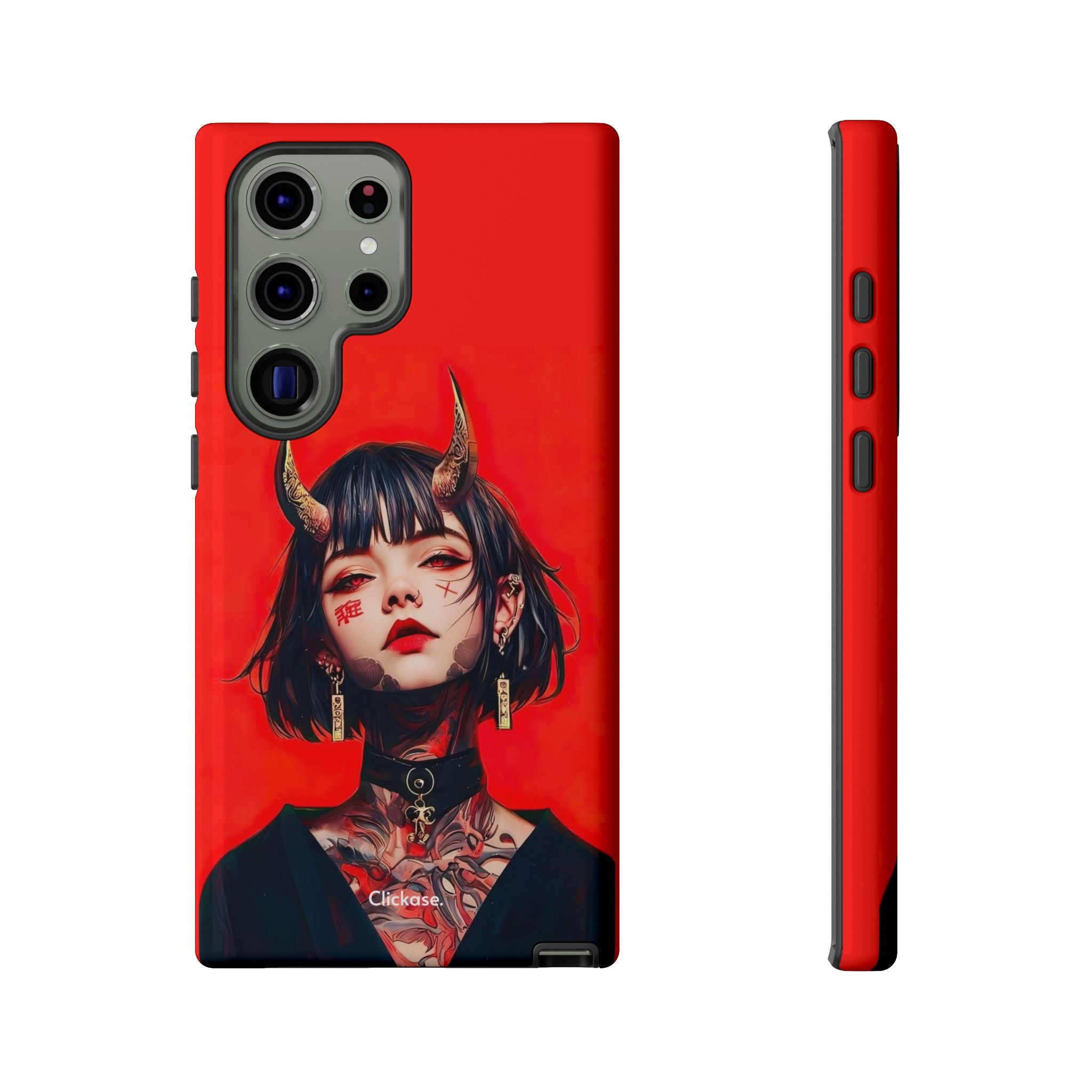 Stylish Phone Case with Edgy Design, Unique Phone Cover, Gothic Aesthetic Accessories, Trendy Cell Phone Case, Perfect Gift for Teens by