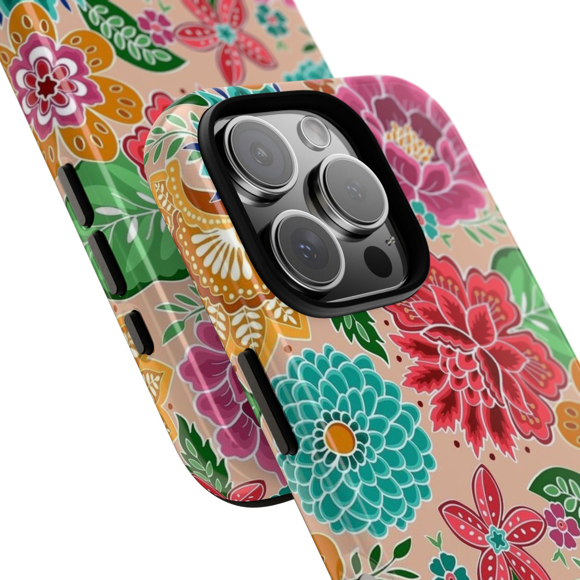 Cute Floral Design Tough Phone Case by