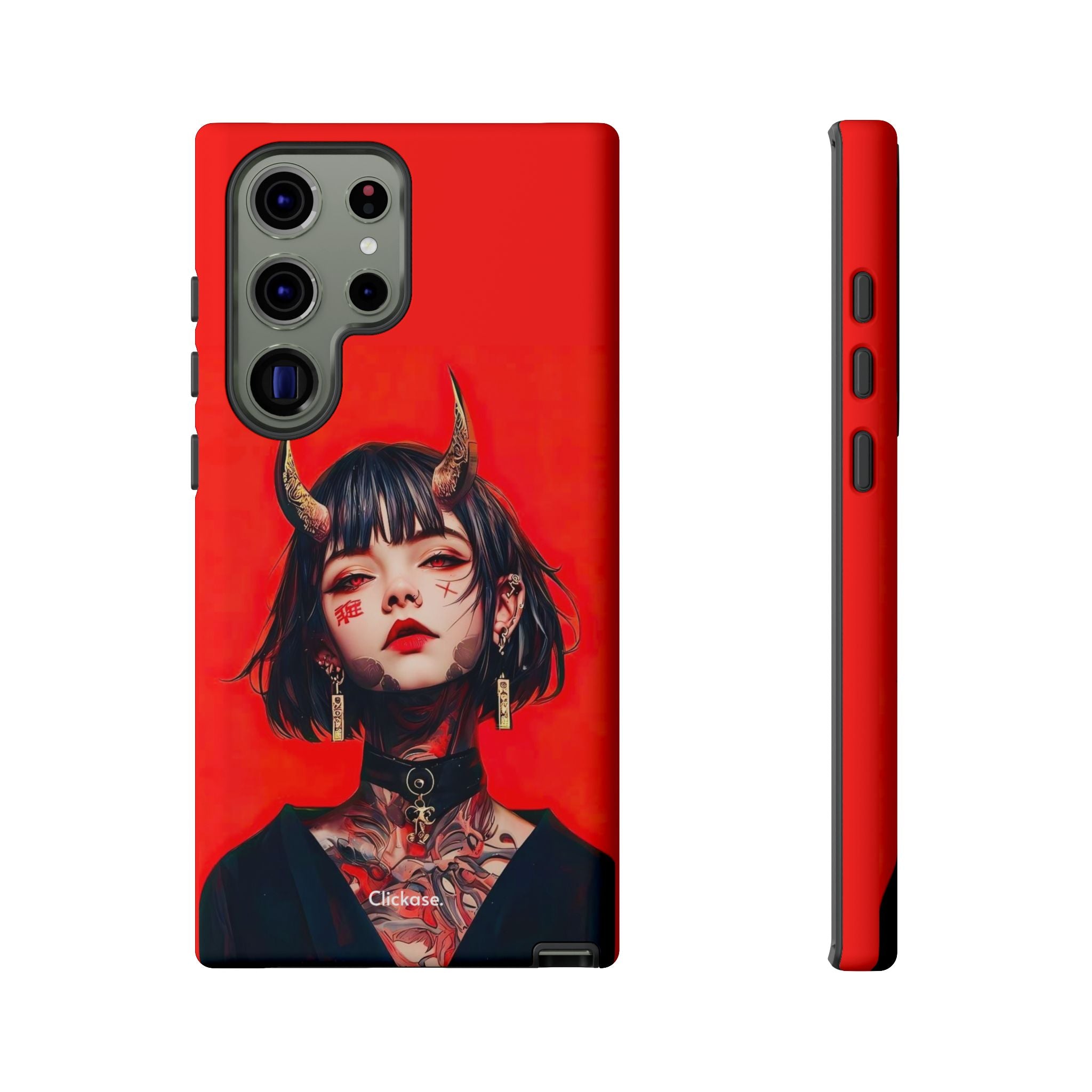 Stylish Phone Case with Edgy Design, Unique Phone Cover, Gothic Aesthetic Accessories, Trendy Cell Phone Case, Perfect Gift for Teens by