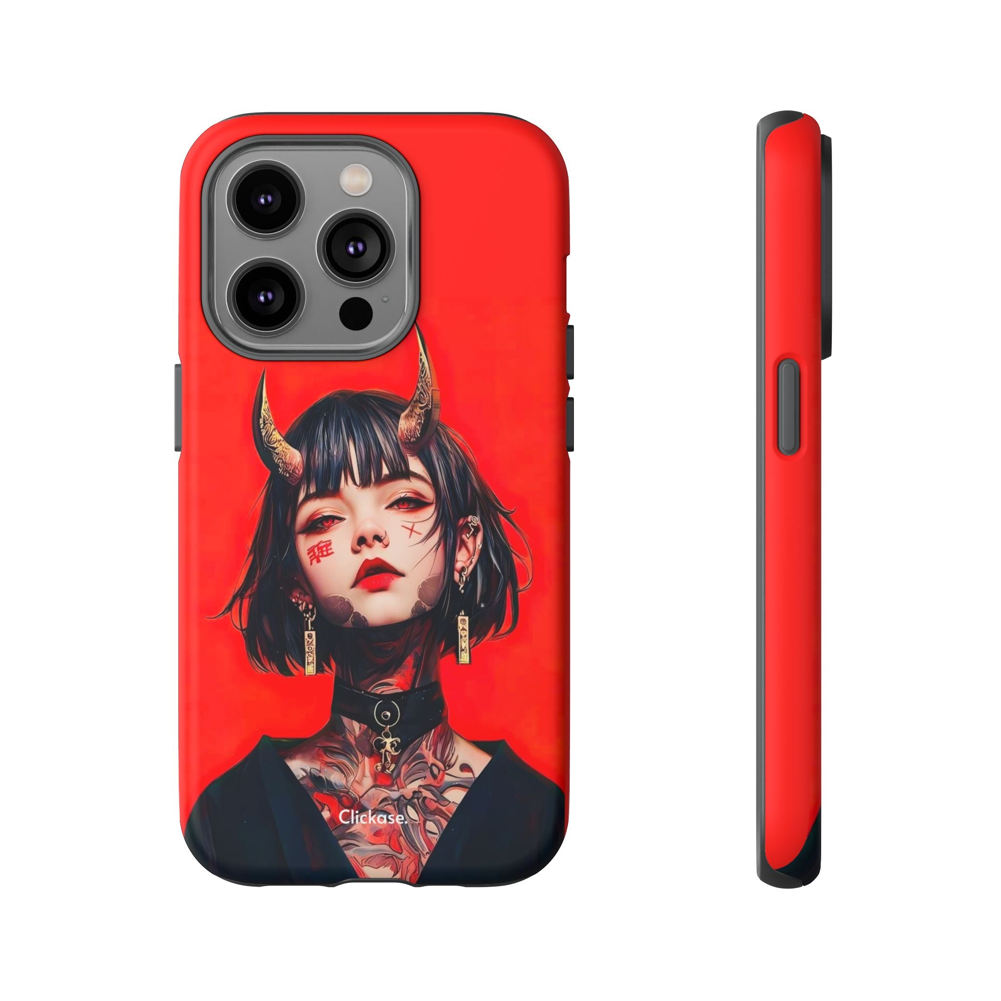 Stylish Phone Case with Edgy Design, Unique Phone Cover, Gothic Aesthetic Accessories, Trendy Cell Phone Case, Perfect Gift for Teens by