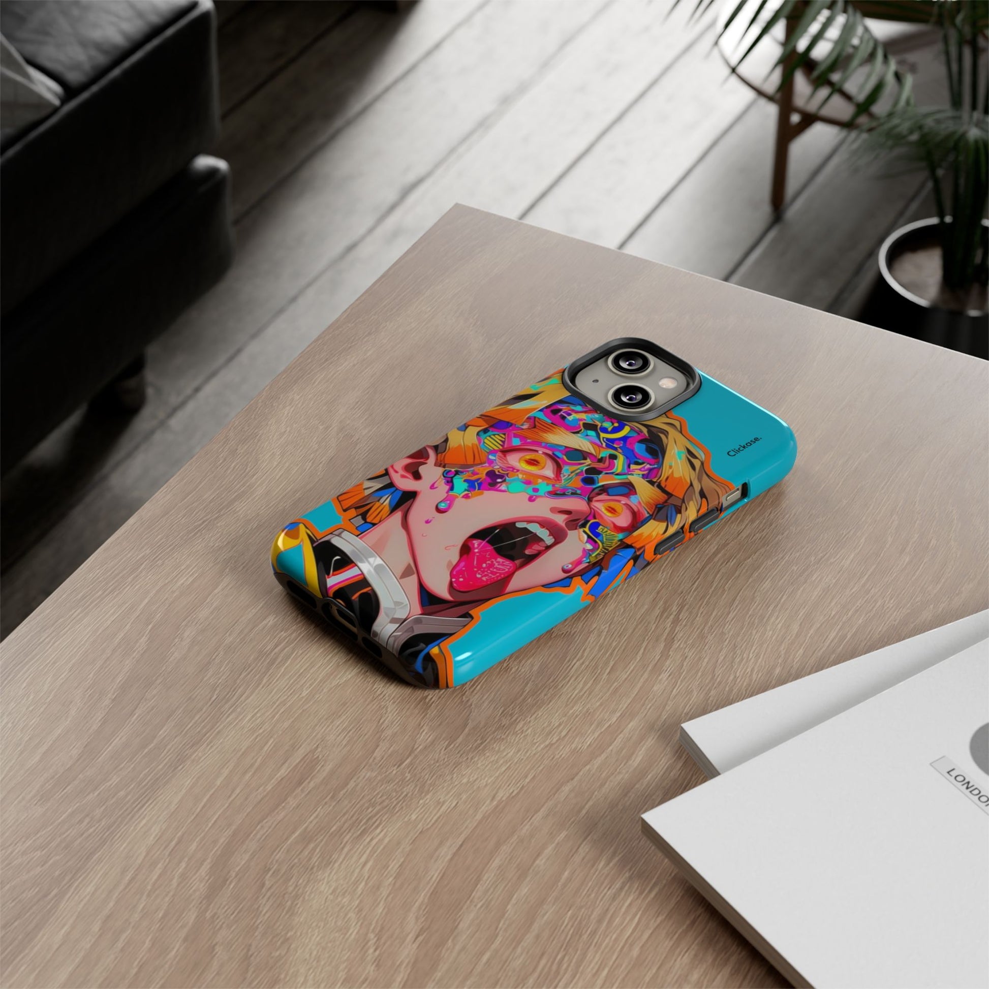 Zenitsu Agatsuma – Neon Thunder Pop Art Tough Phone Case by