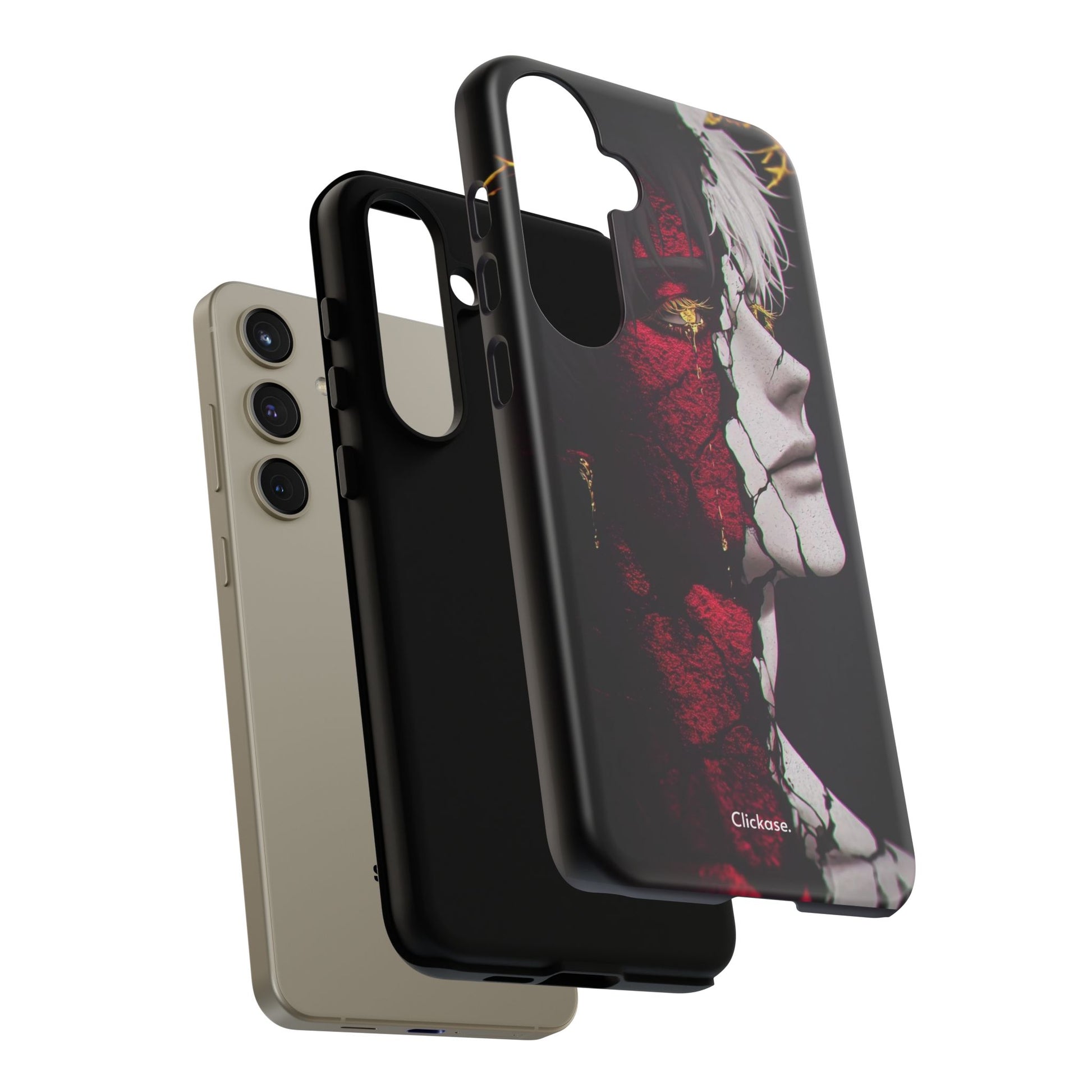 Duality Split Face Anime - Tough Phone Case by