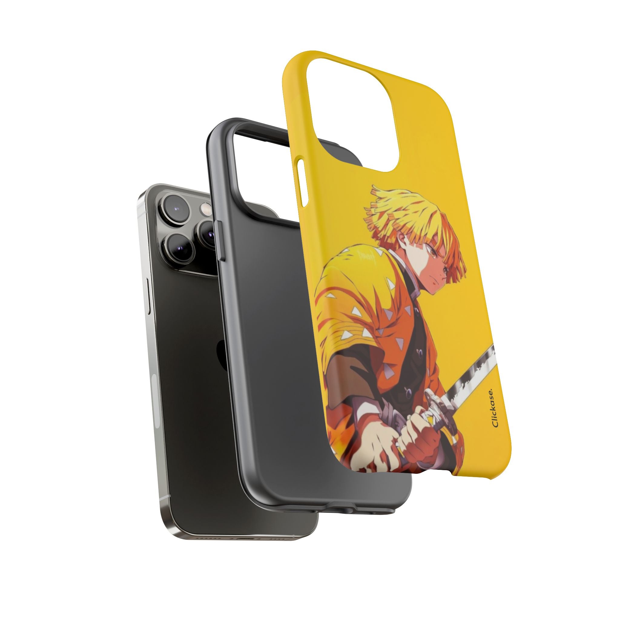 Zenitsu Agatsuma – Thunder Breathing Lightning Strike Tough Phone Case by