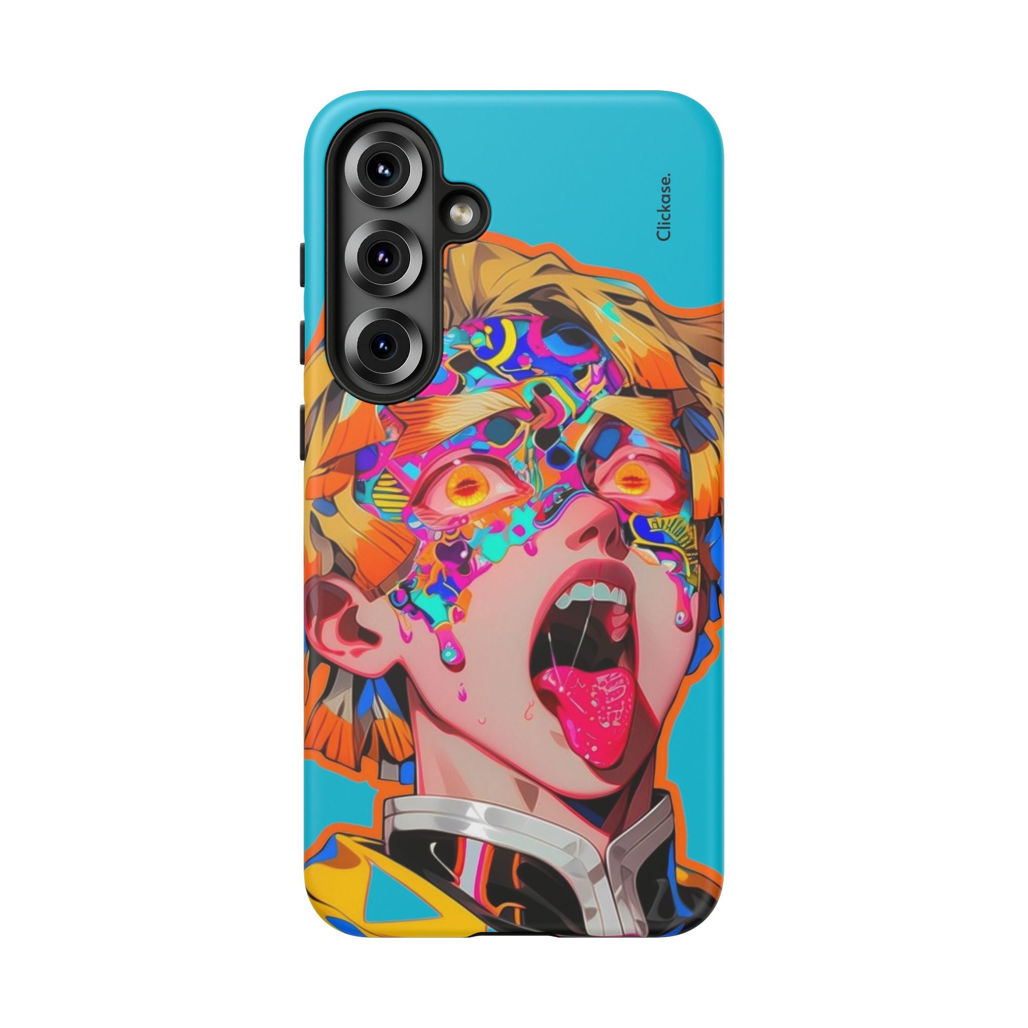 Zenitsu Agatsuma – Neon Thunder Pop Art Tough Phone Case by