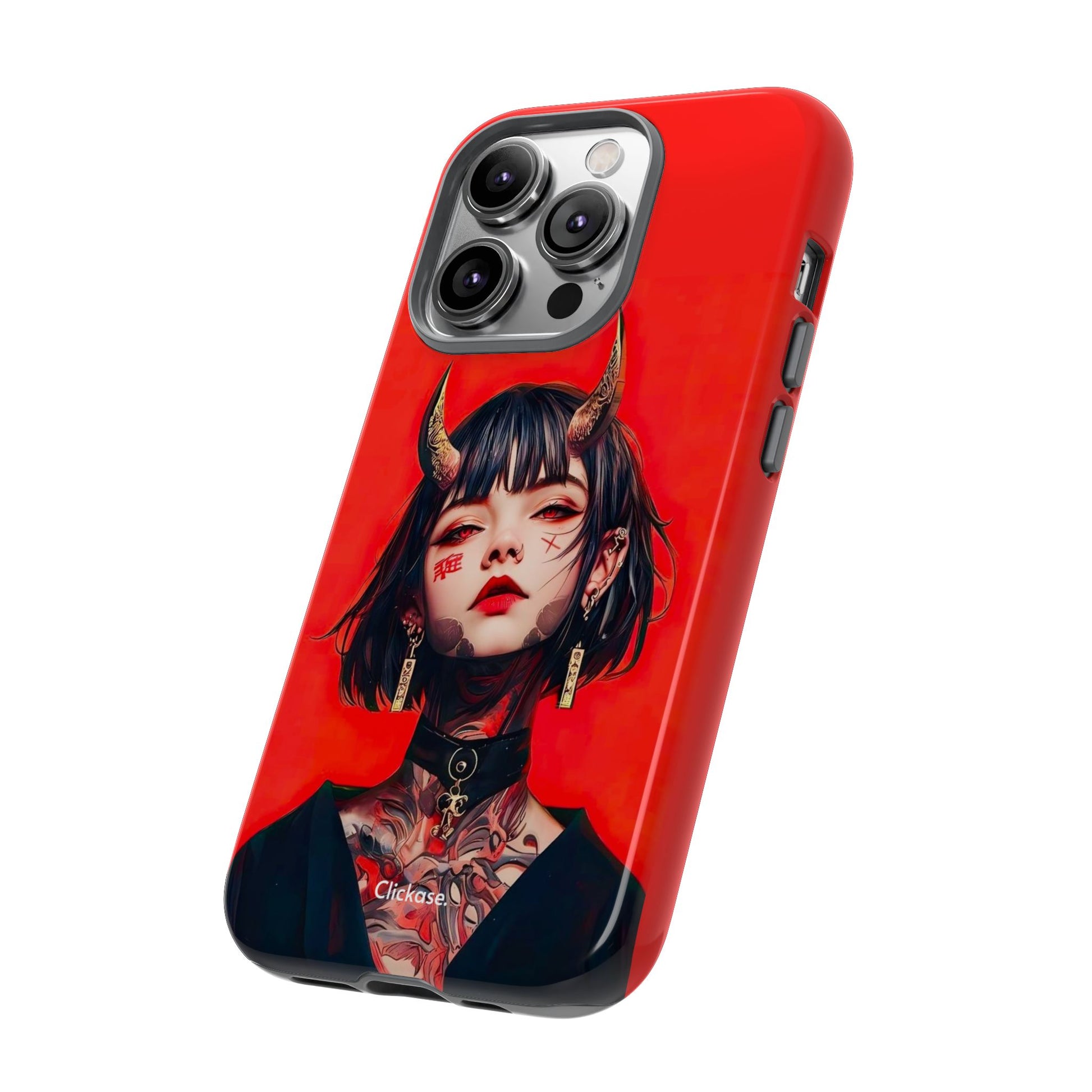 Stylish Phone Case with Edgy Design, Unique Phone Cover, Gothic Aesthetic Accessories, Trendy Cell Phone Case, Perfect Gift for Teens by