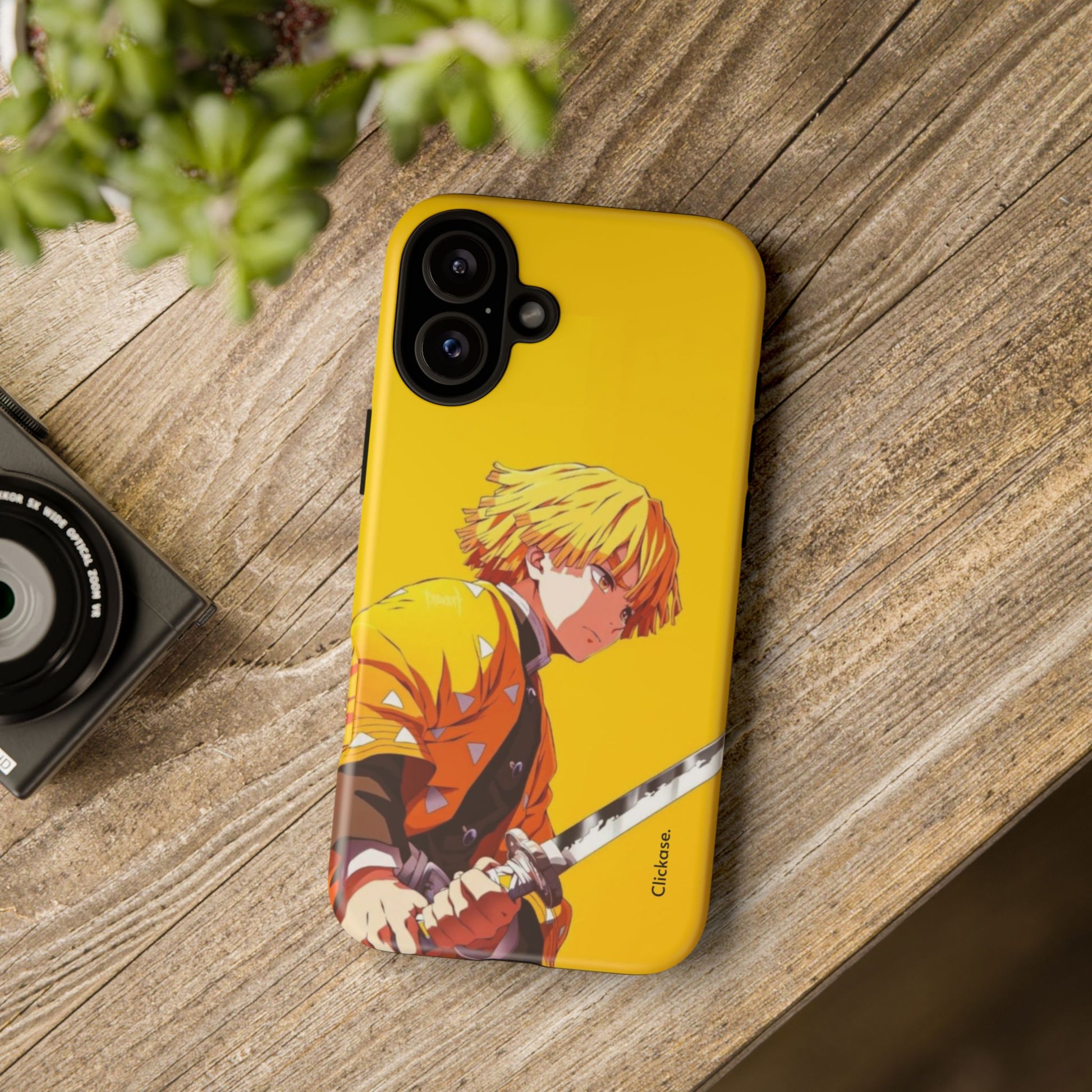 Zenitsu Agatsuma – Thunder Breathing Lightning Strike Tough Phone Case by