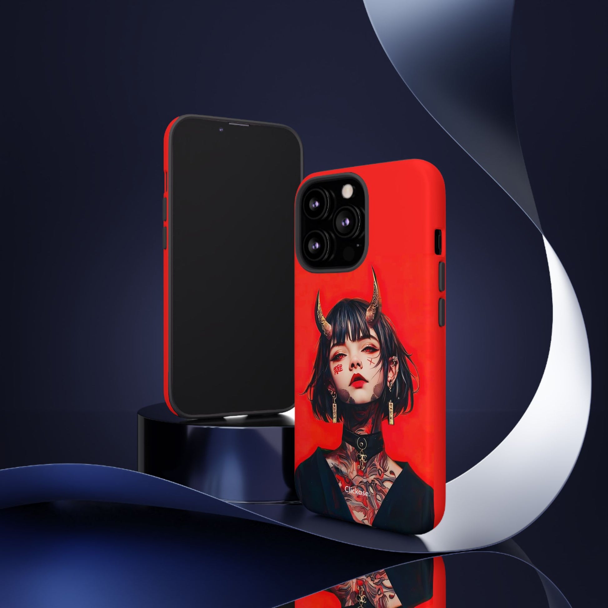 Stylish Phone Case with Edgy Design, Unique Phone Cover, Gothic Aesthetic Accessories, Trendy Cell Phone Case, Perfect Gift for Teens by
