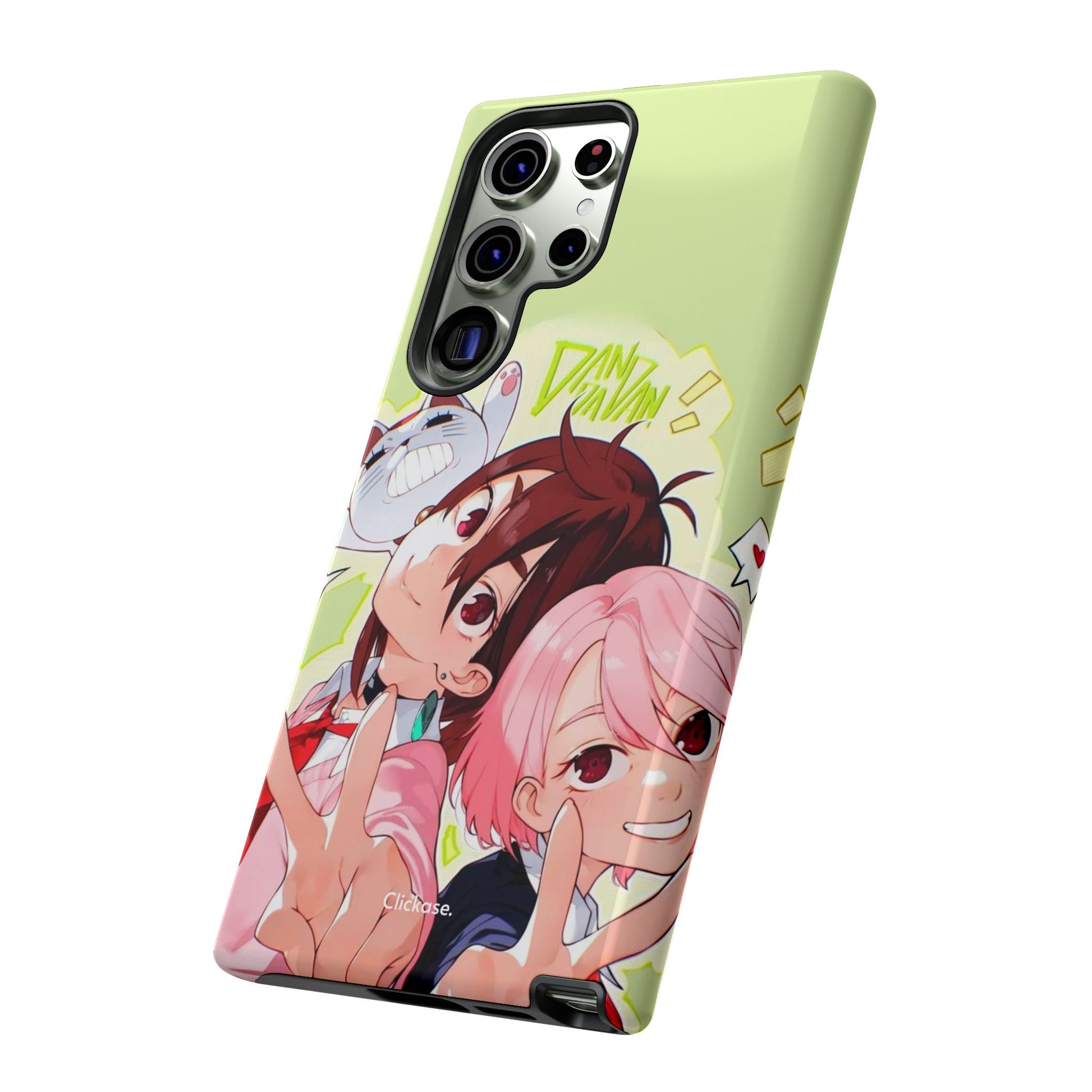 Momo & Aira - Dan Da Dan Tough Phone CasePhone CaseClickase®Momo & Aira