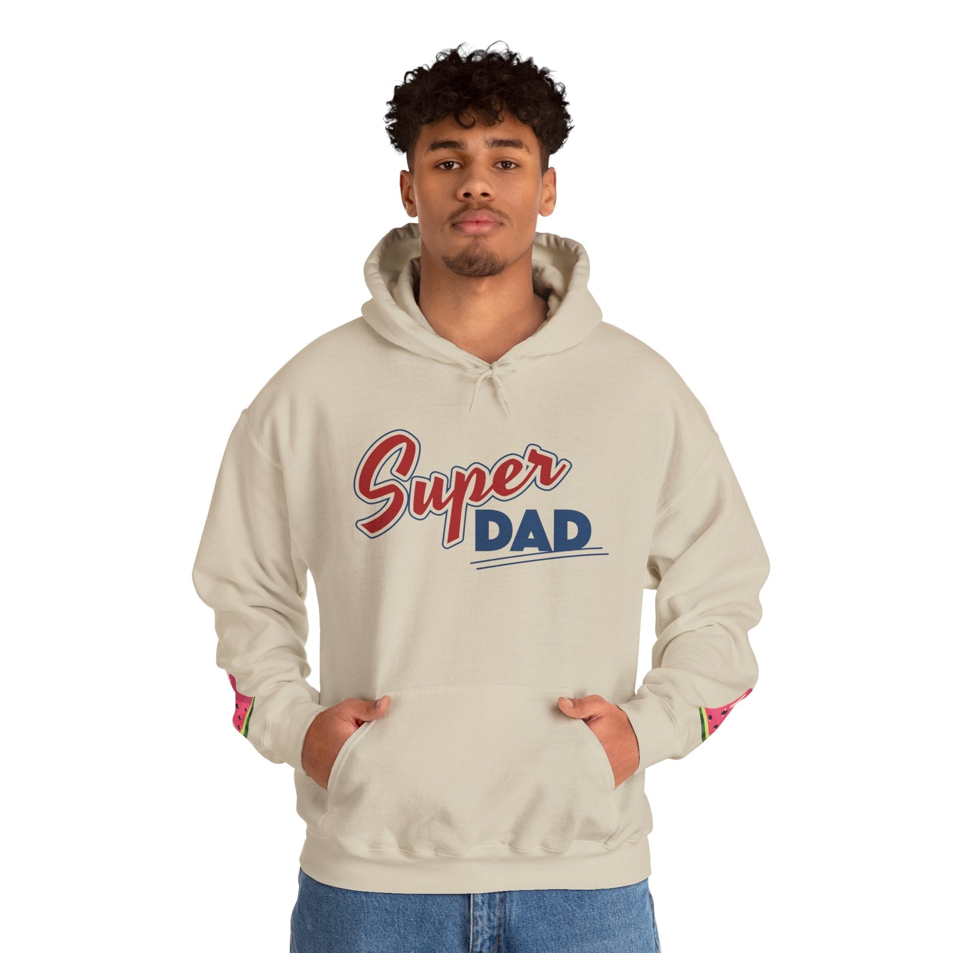 Super Dad Heart Hoodie by