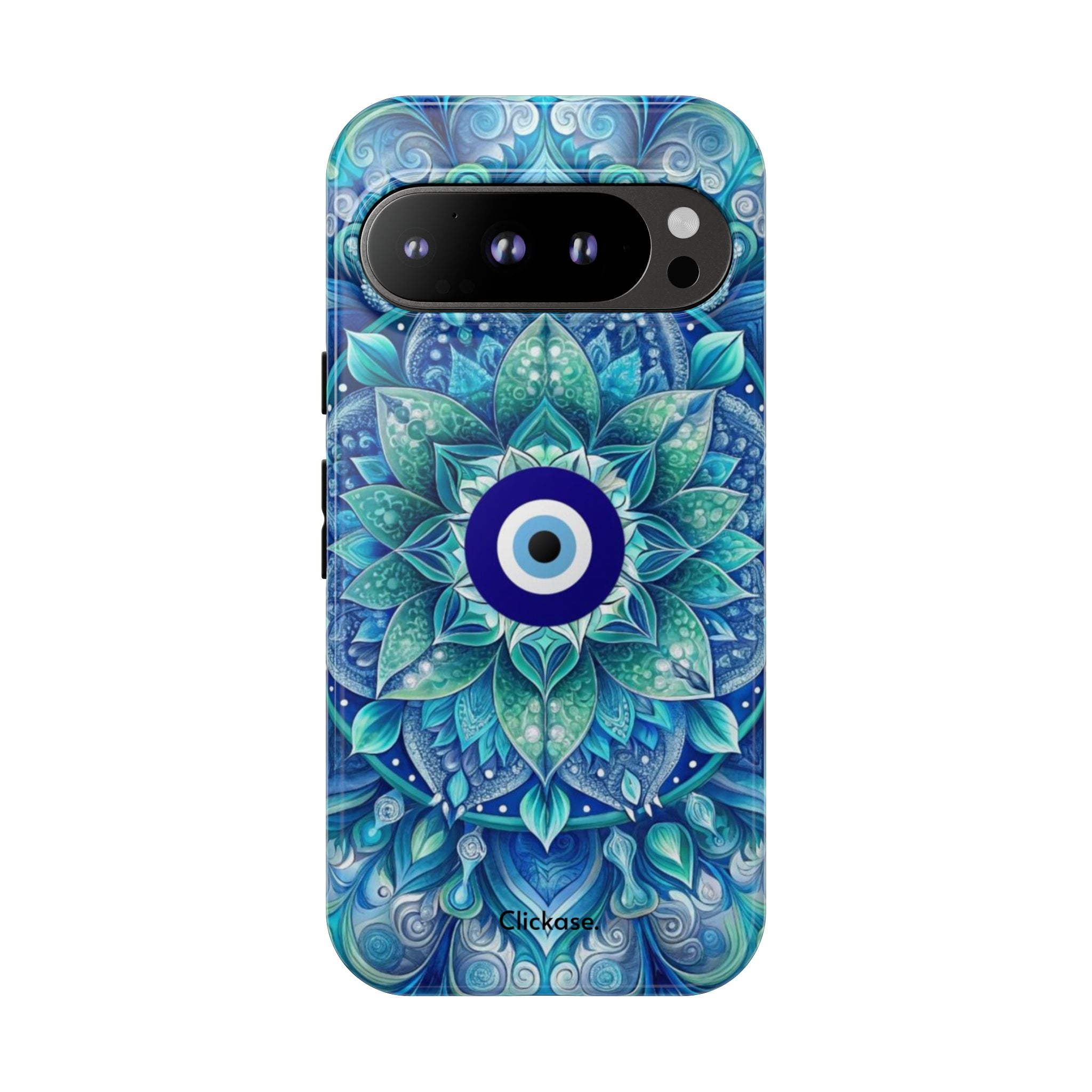 Mandala Design Blue Eye Pattern Tough Phone Case by