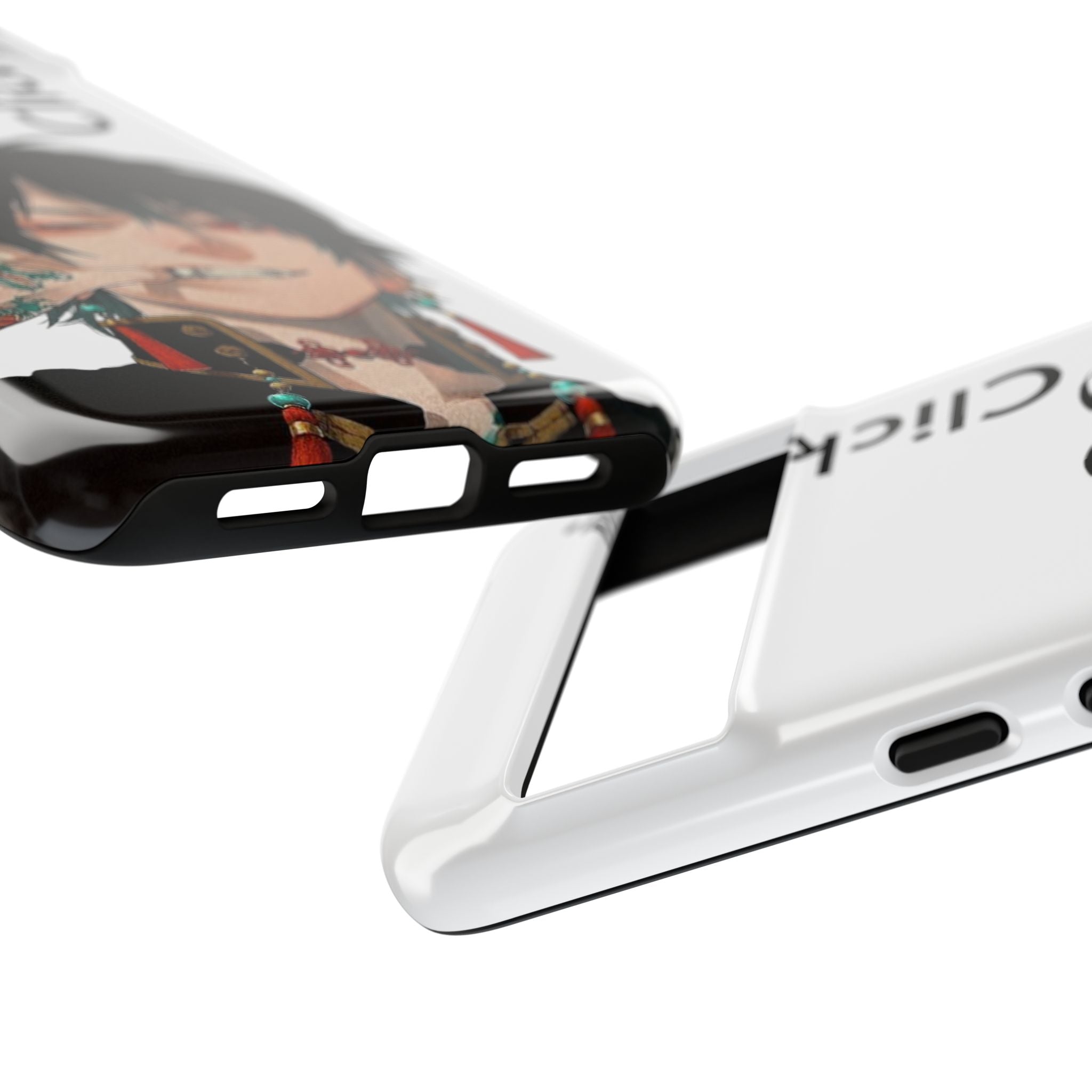 Edgy Anime Rebel Character - Tough Phone Case by