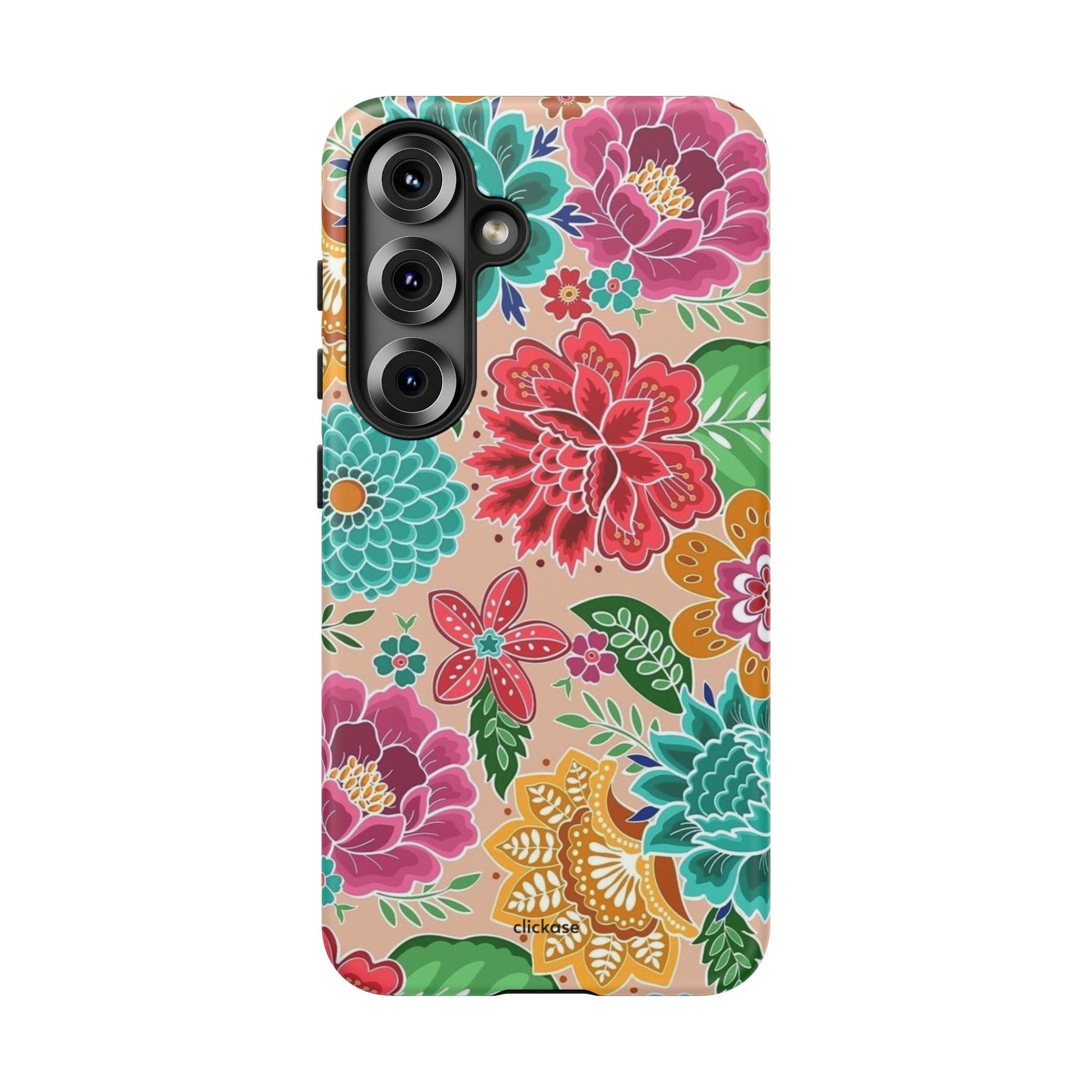 Cute Floral Design Tough Phone Case by