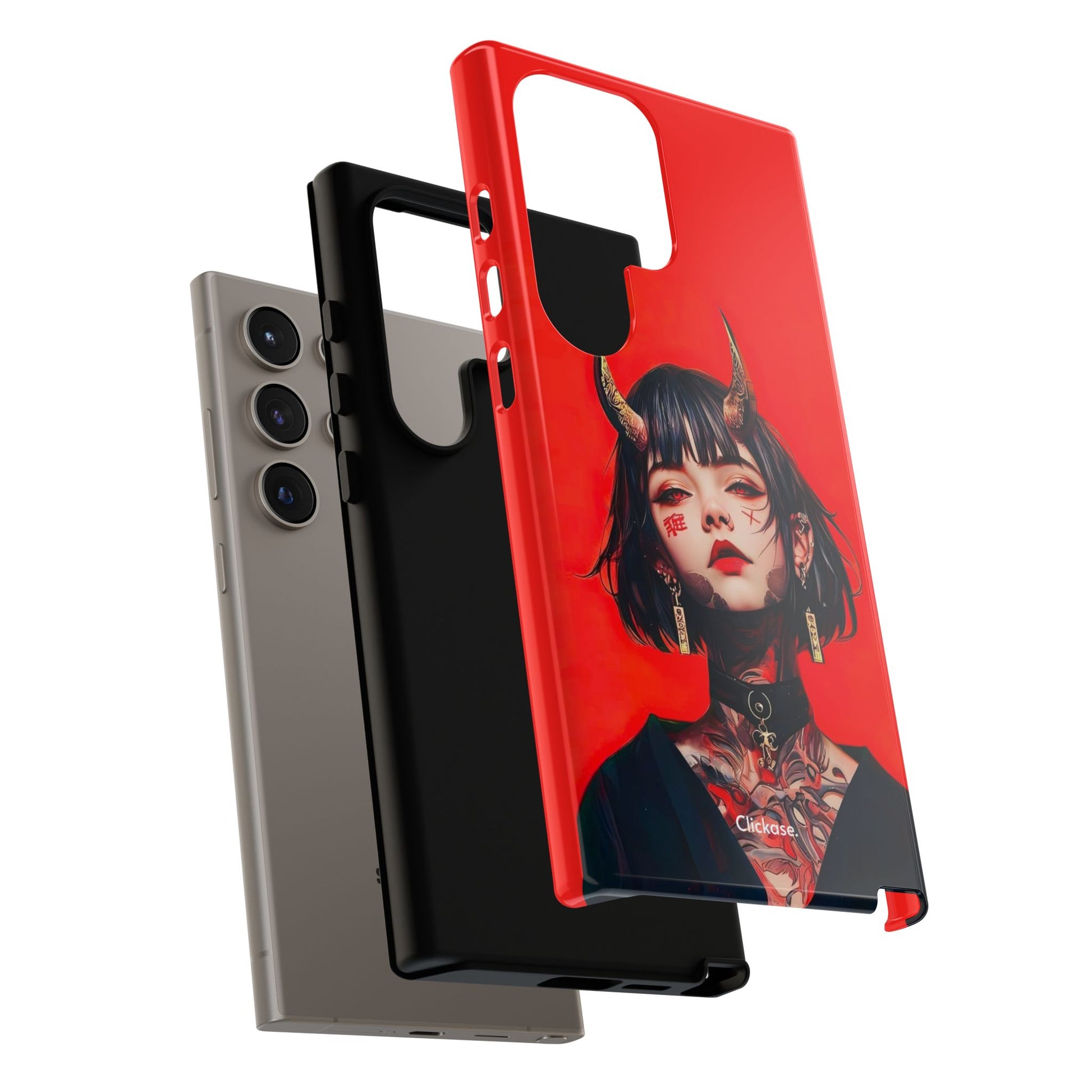 Stylish Phone Case with Edgy Design, Unique Phone Cover, Gothic Aesthetic Accessories, Trendy Cell Phone Case, Perfect Gift for Teens by