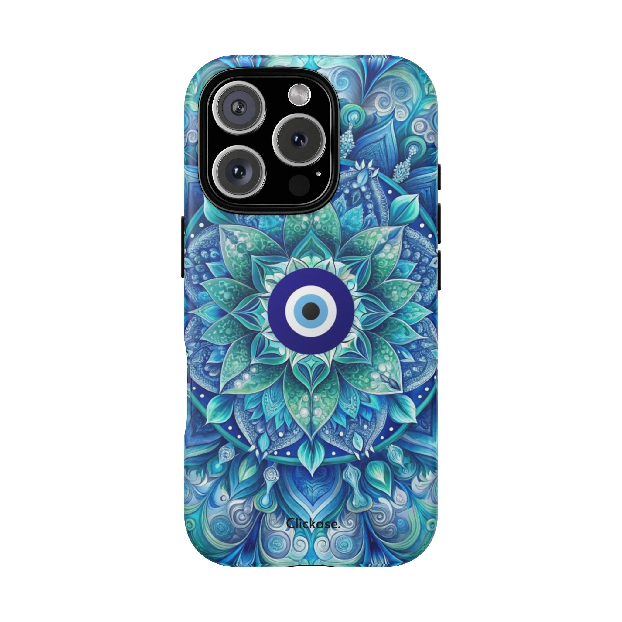 Mandala Design Blue Eye Pattern Tough Phone Case by
