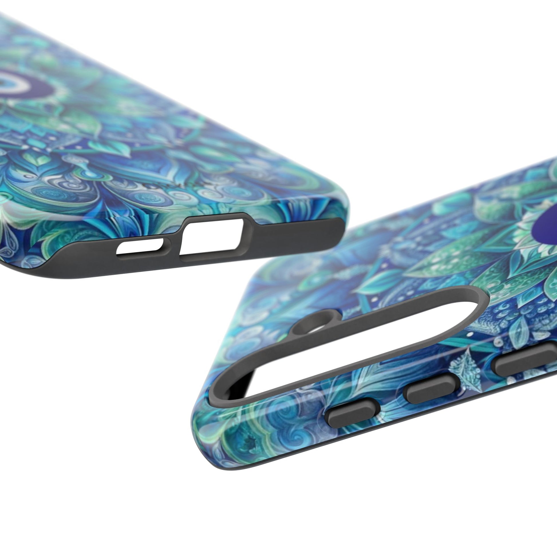 Mandala Design Blue Eye Pattern Tough Phone Case by