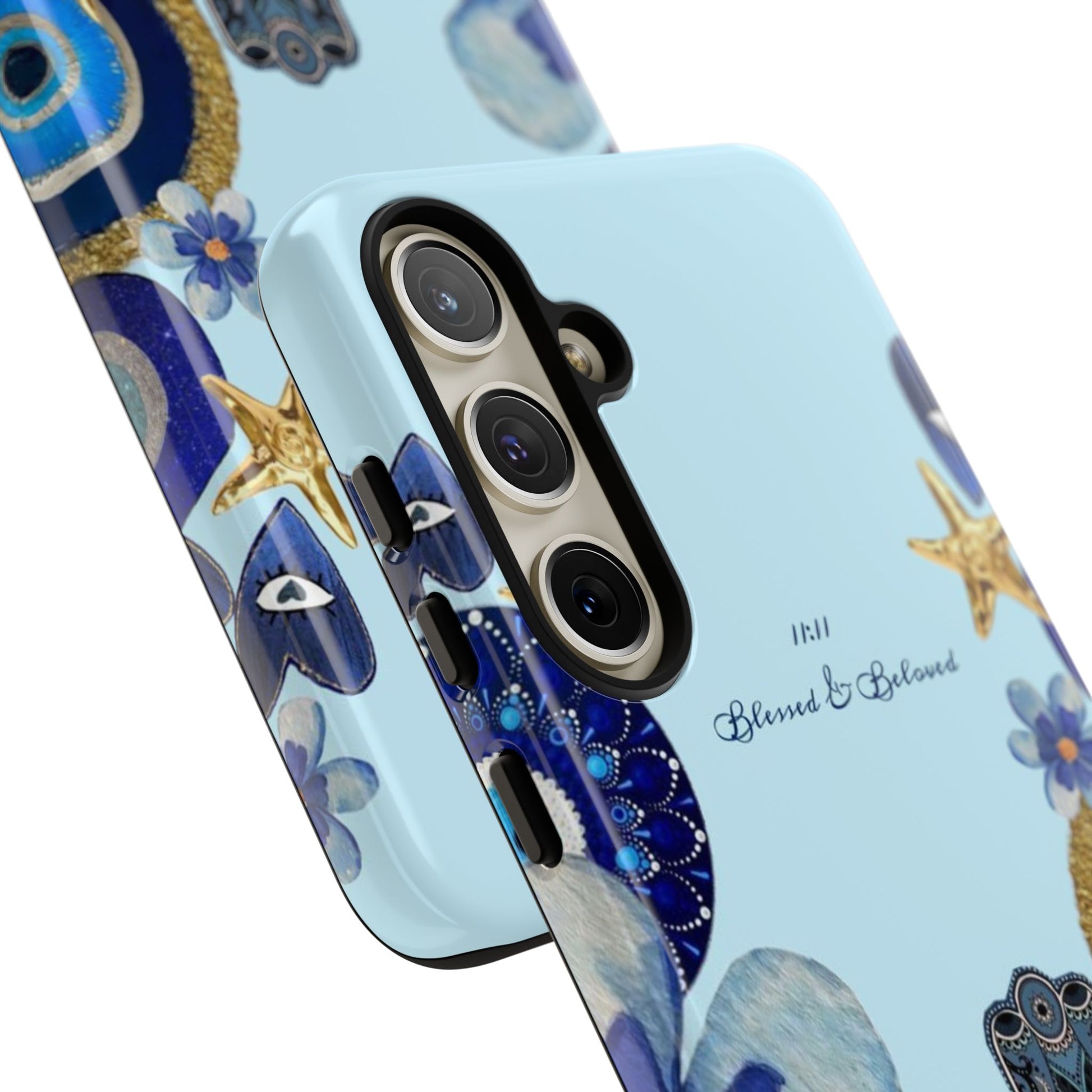 Hamsa Ocean-Inspired Tough Phone Case by
