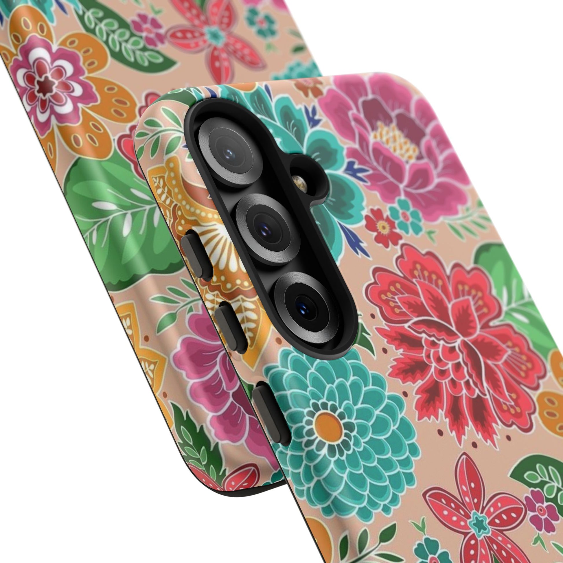 Cute Floral Design Tough Phone Case by