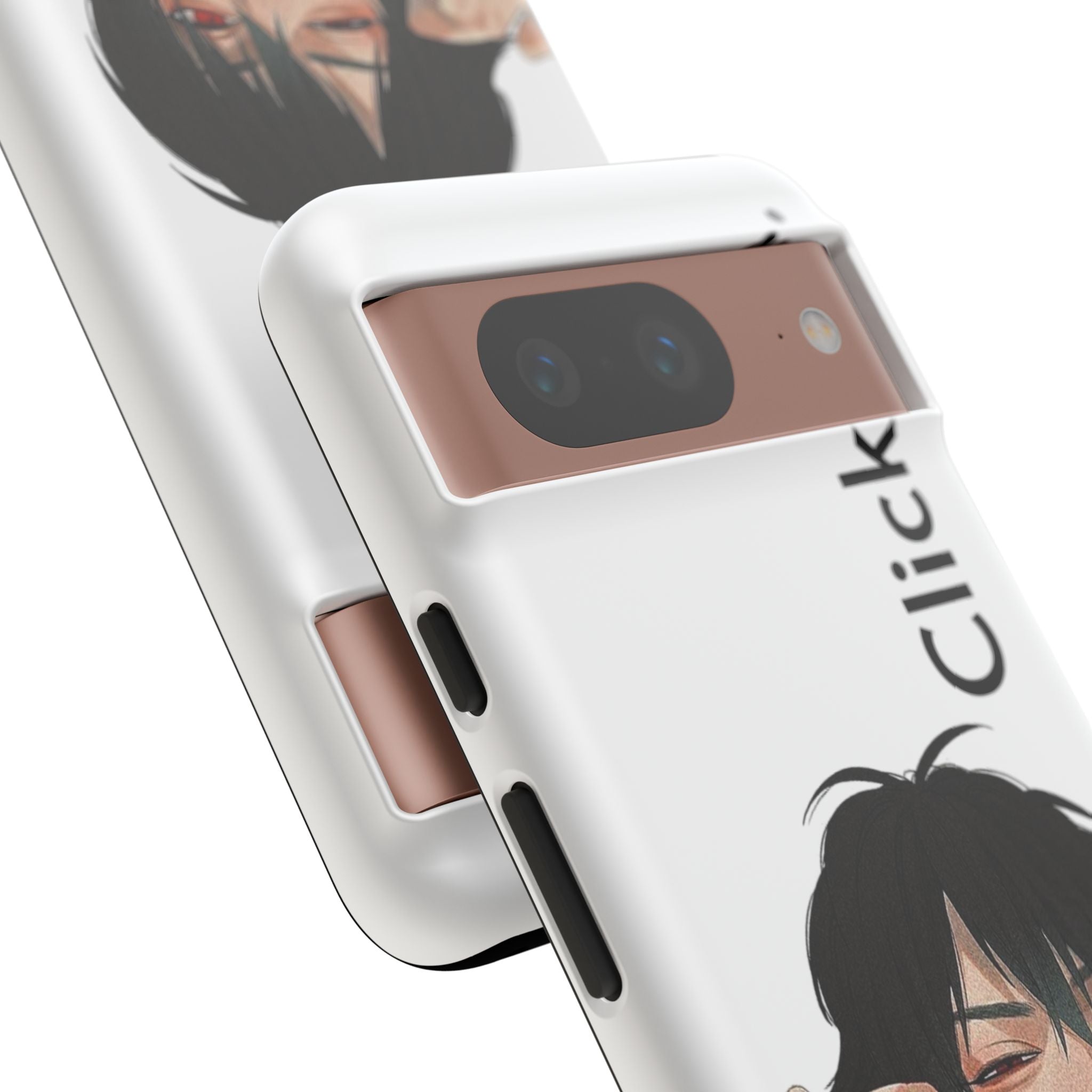 Edgy Anime Rebel Character - Tough Phone Case by