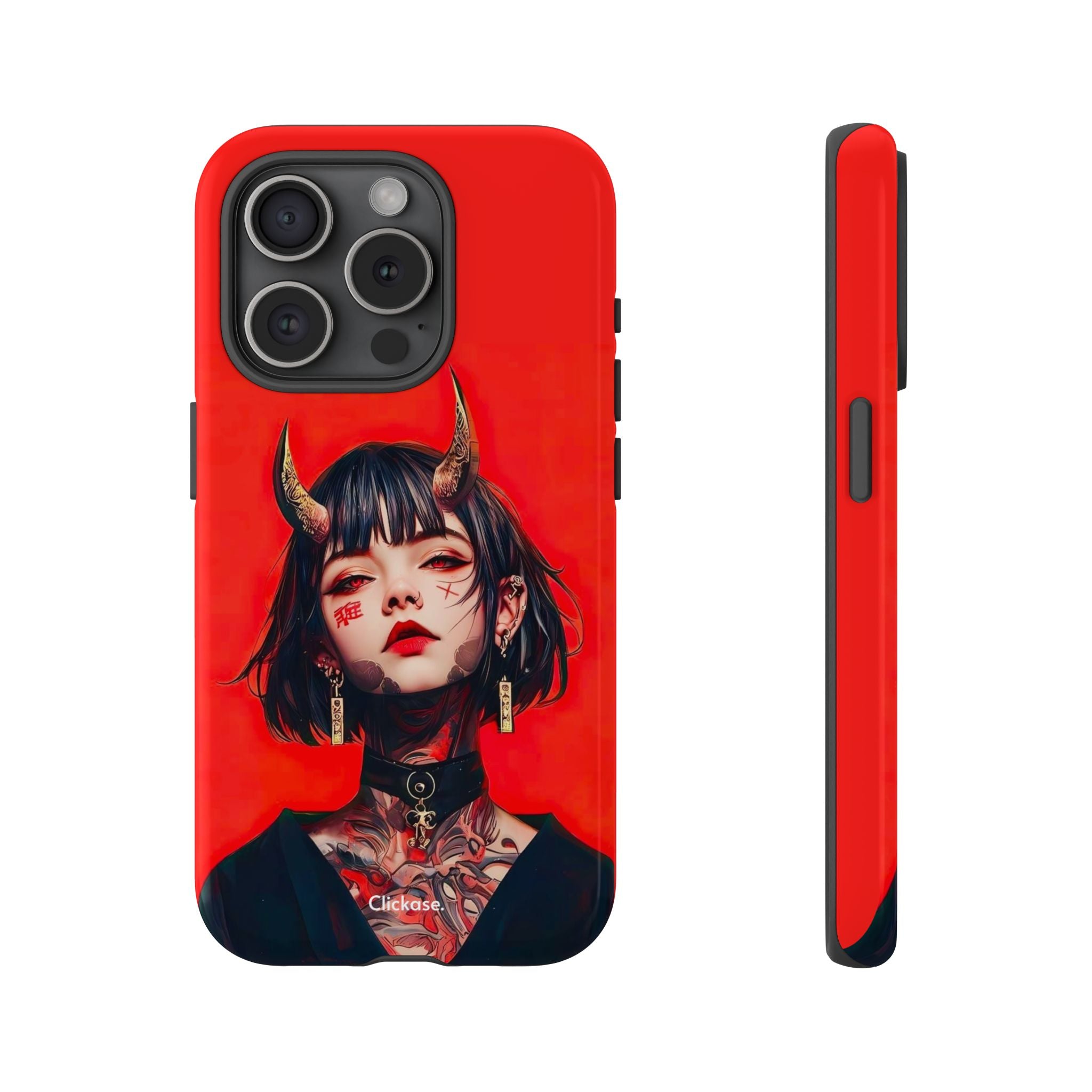 Stylish Phone Case with Edgy Design, Unique Phone Cover, Gothic Aesthetic Accessories, Trendy Cell Phone Case, Perfect Gift for Teens by