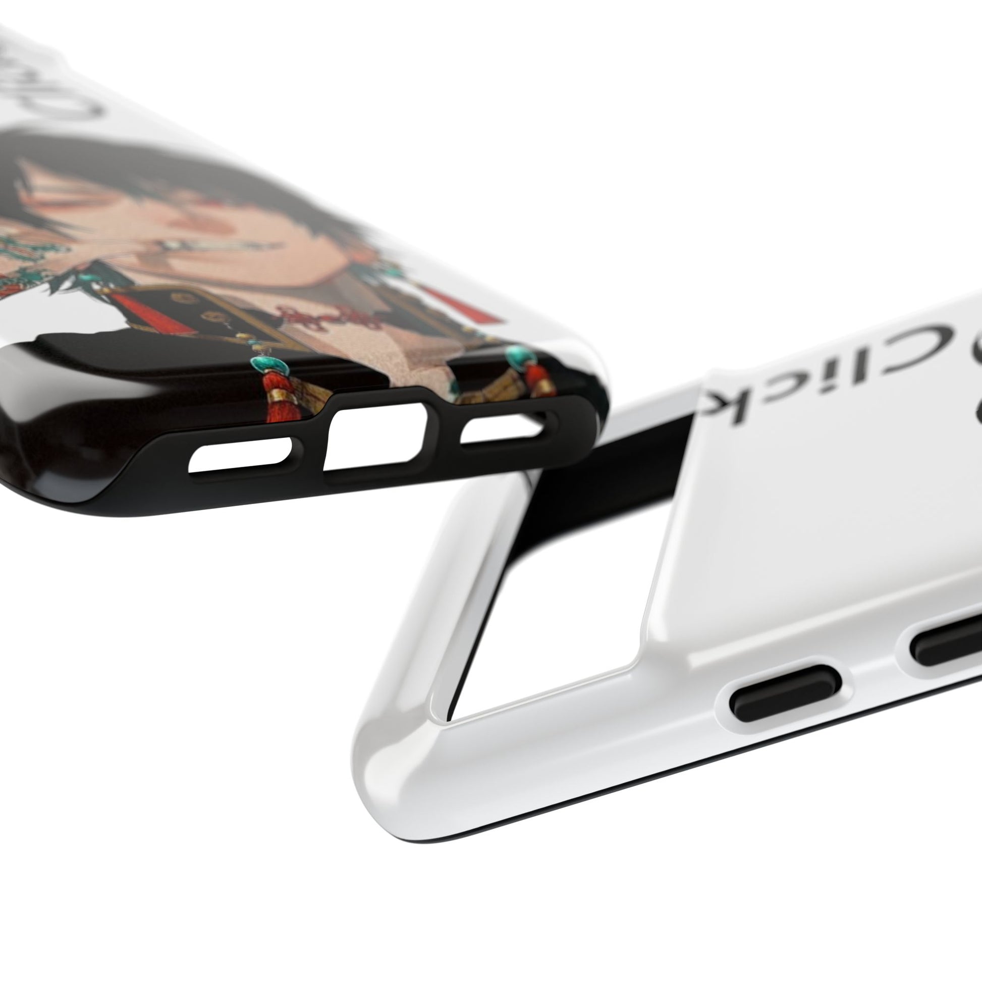 Edgy Anime Rebel Character - Tough Phone Case by