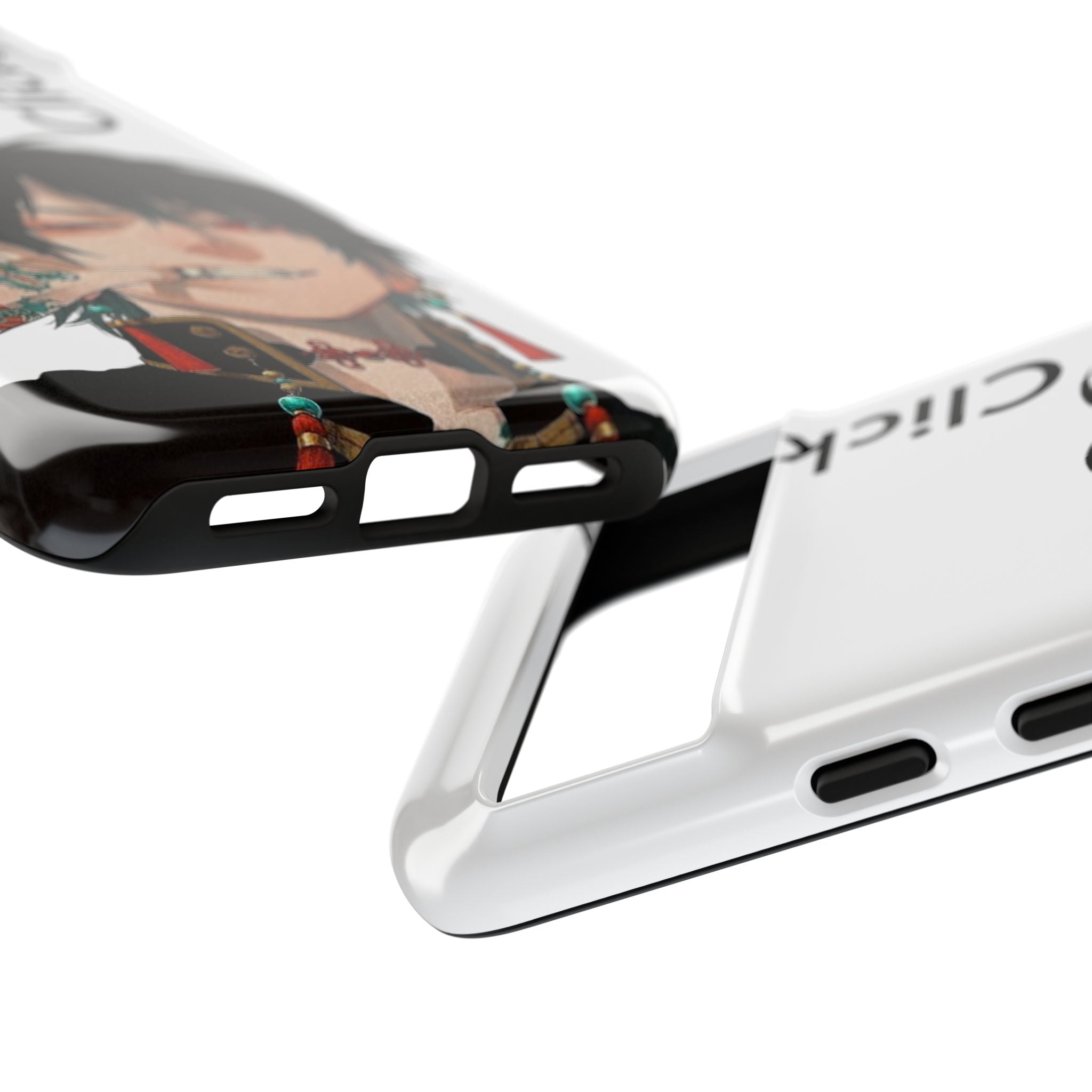 Edgy Anime Rebel Character - Tough Phone Case by