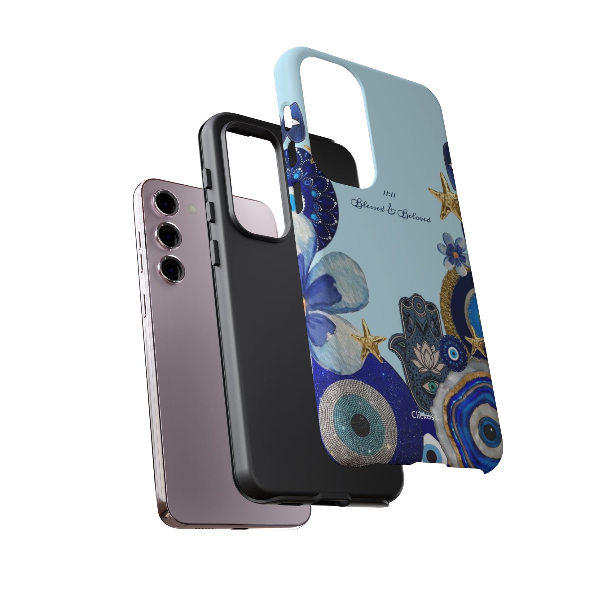 Hamsa Ocean-Inspired Tough Phone Case by