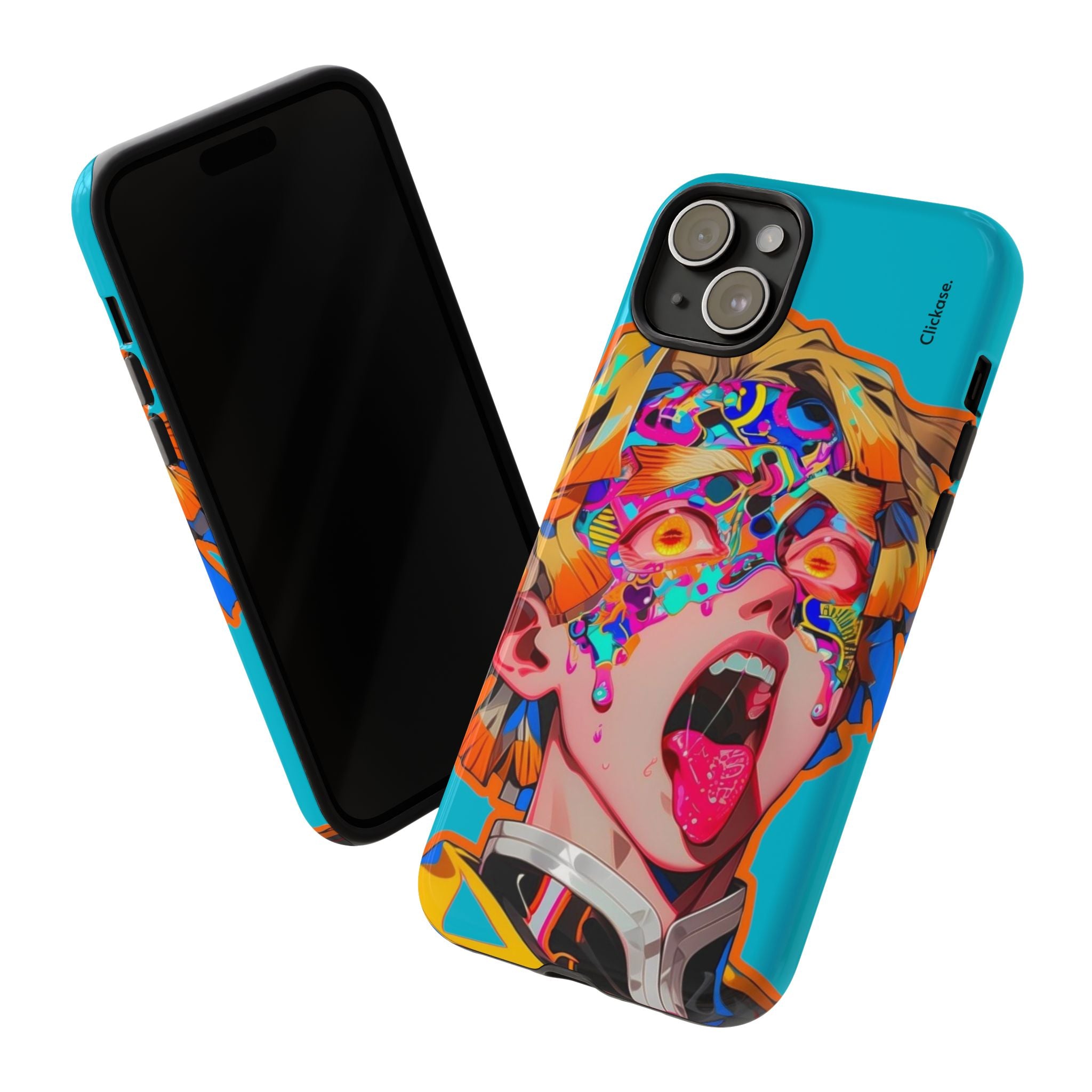 Zenitsu Agatsuma – Neon Thunder Pop Art Tough Phone Case by