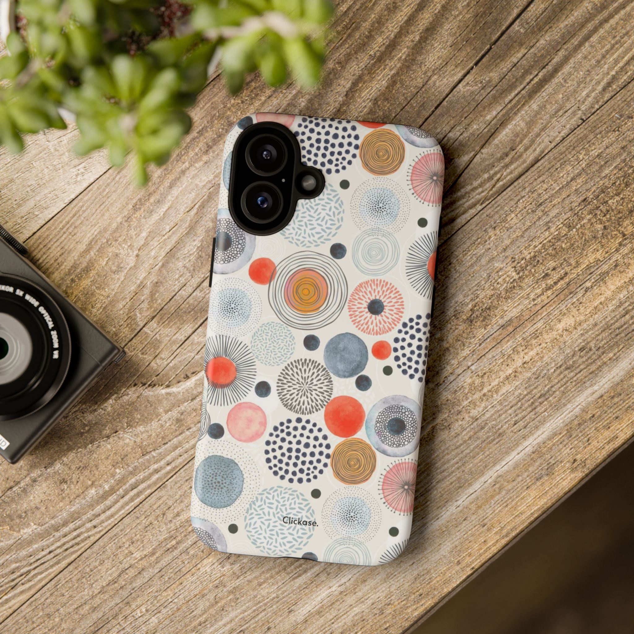 Colorful Abstract Tough Phone Case by