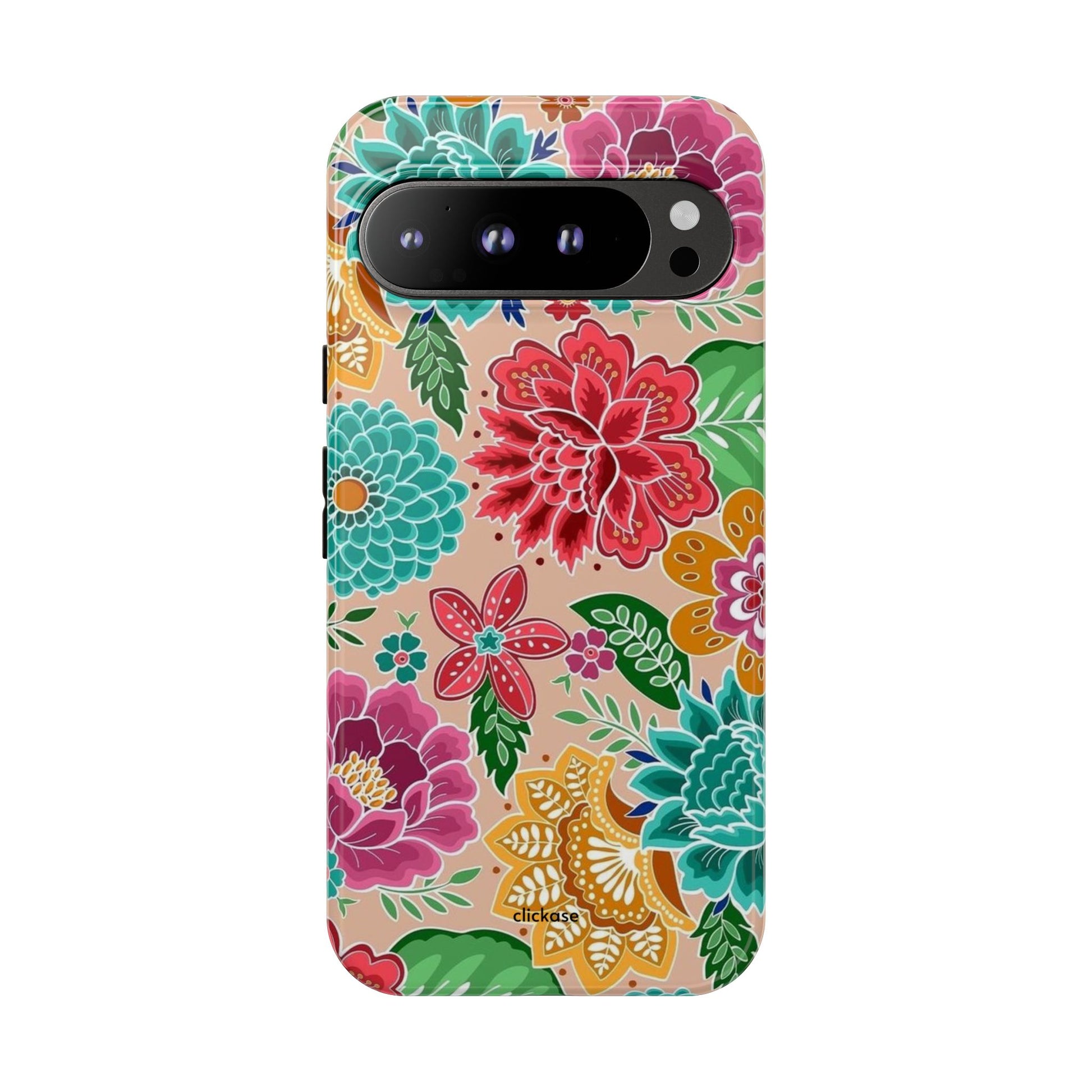 Cute Floral Design Tough Phone Case by