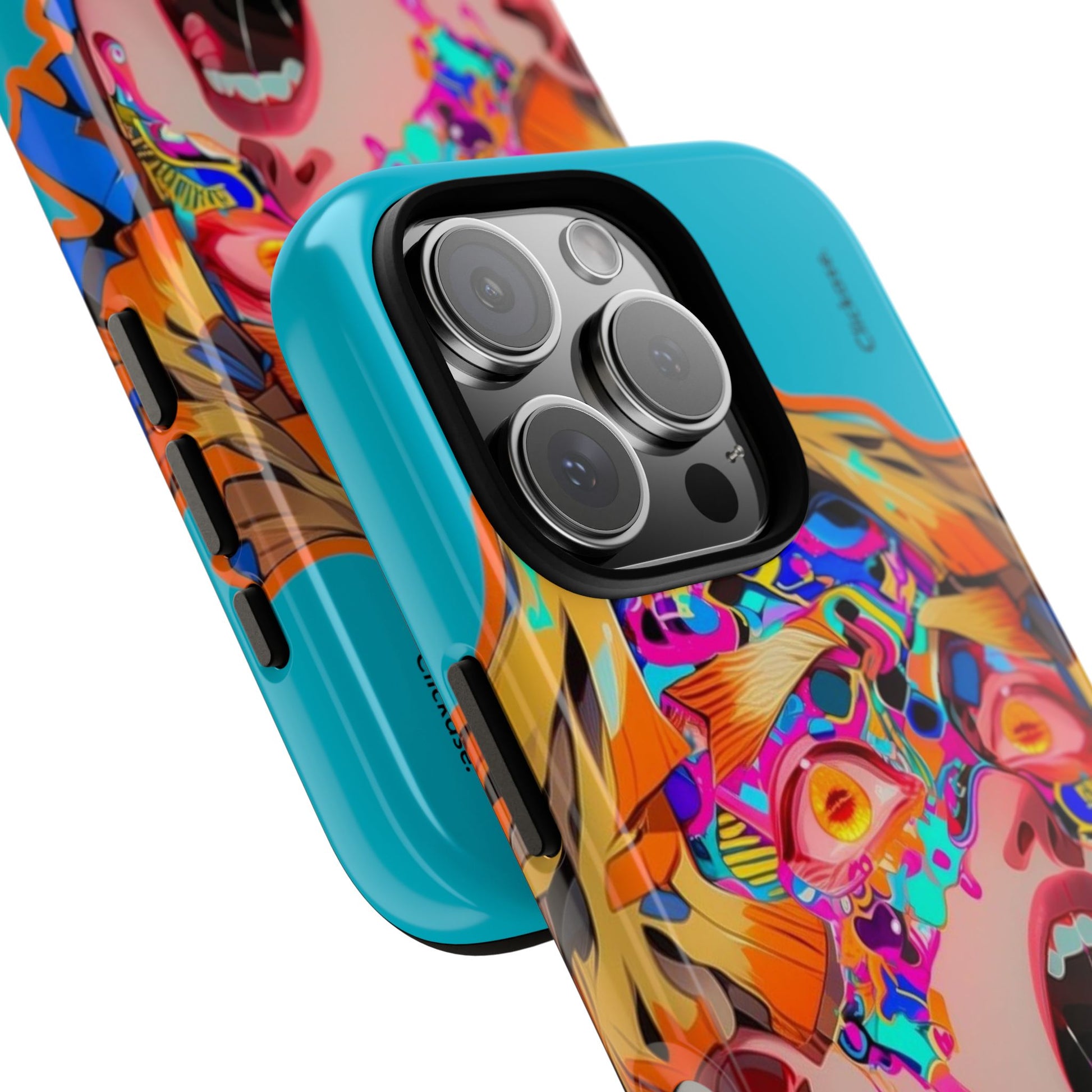 Zenitsu Agatsuma – Neon Thunder Pop Art Tough Phone Case by