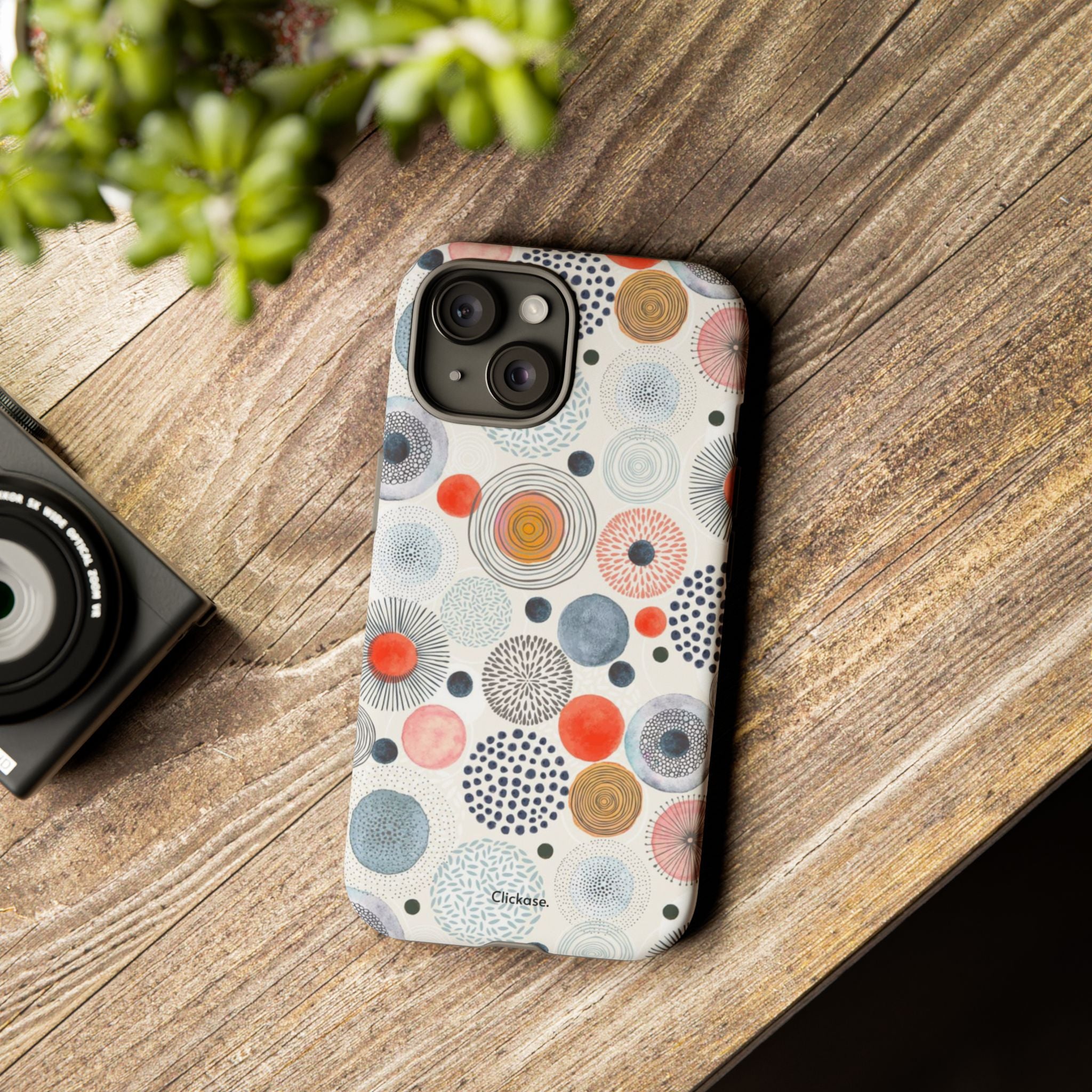 Colorful Abstract Tough Phone Case by