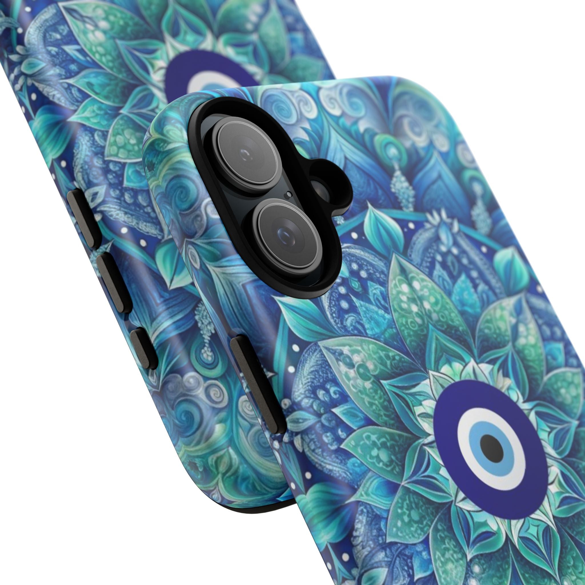 Mandala Design Blue Eye Pattern Tough Phone Case by