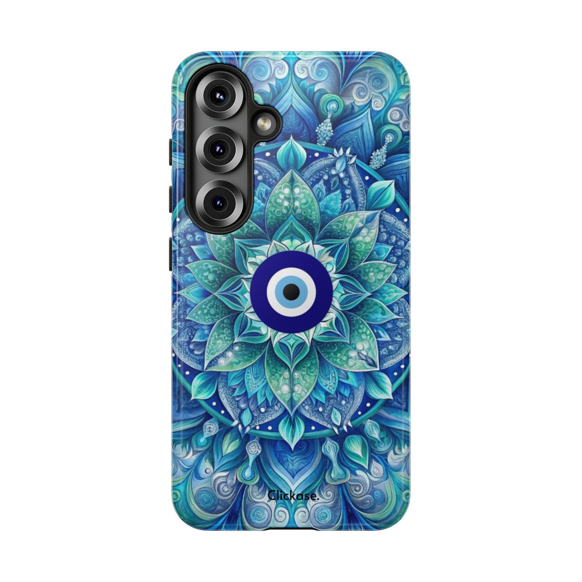 Mandala Design Blue Eye Pattern Tough Phone Case by